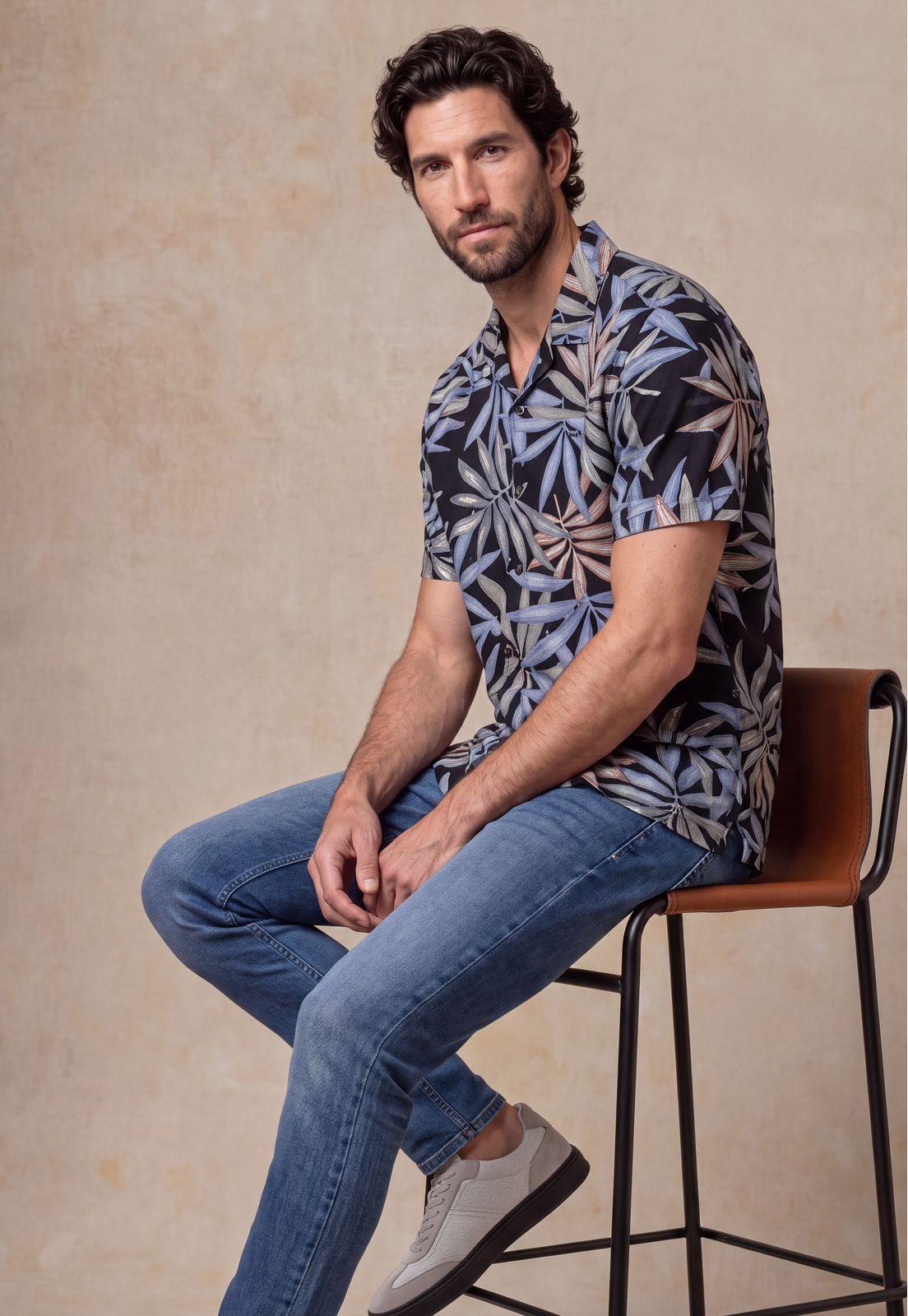 Camisa Chesterfield Black-4