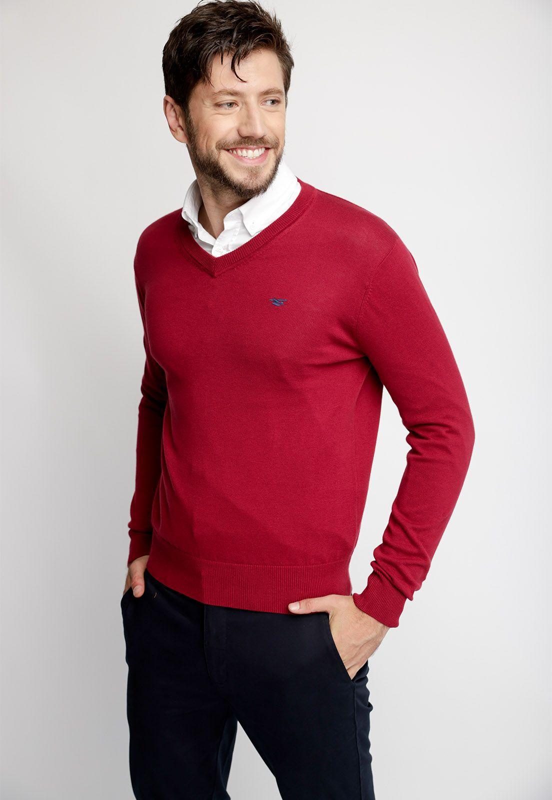 Sweater Smart Casual Red-0