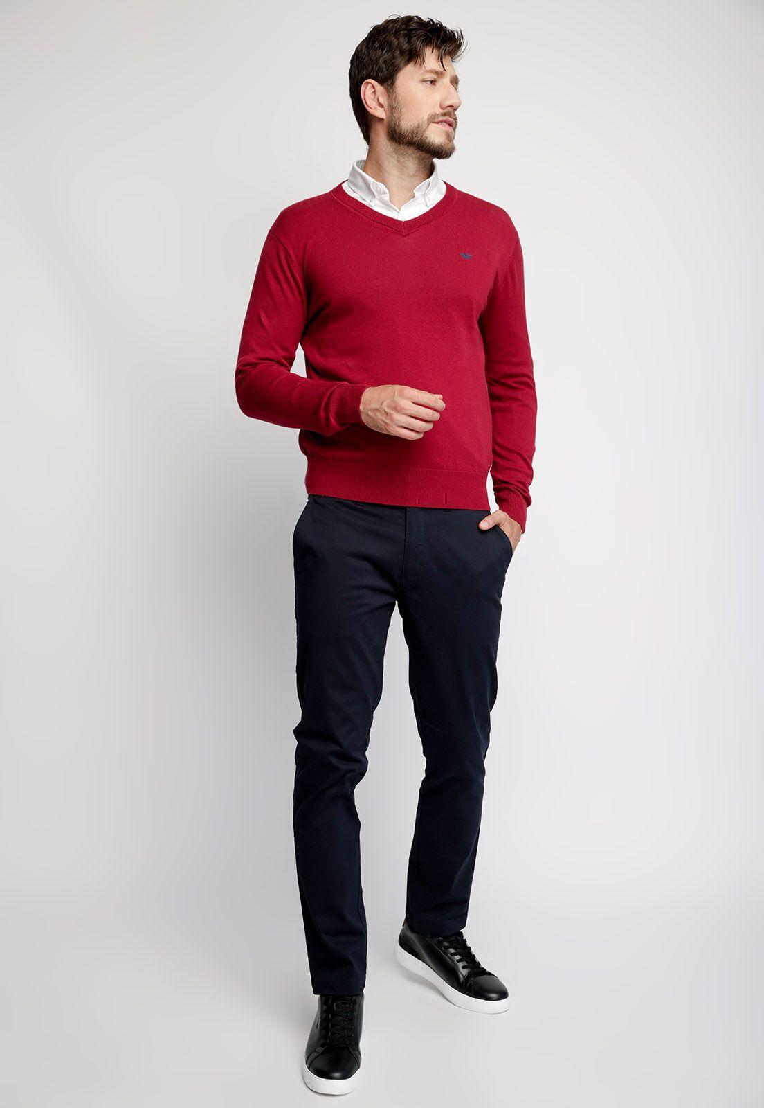 Sweater Smart Casual Red-3