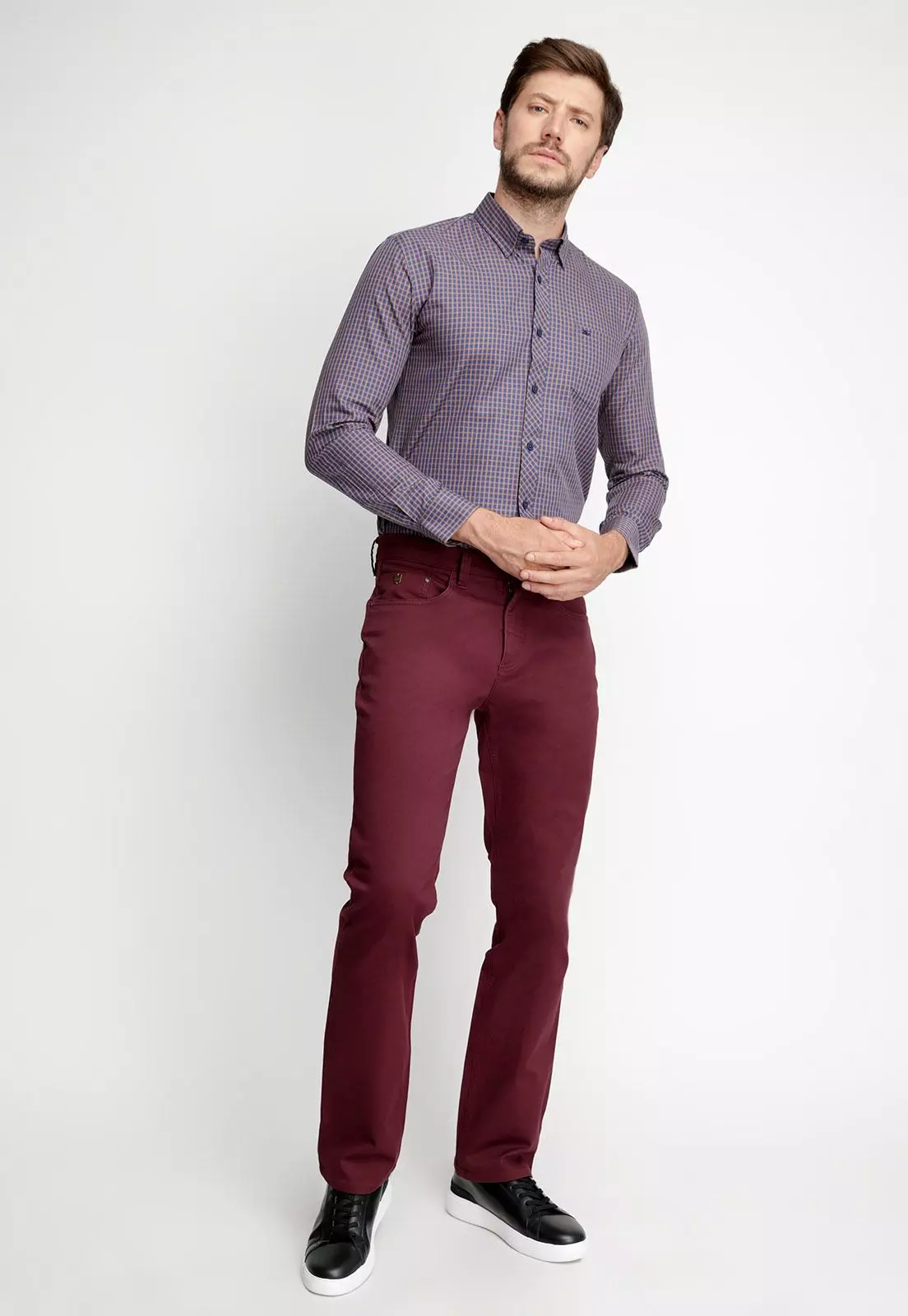 Camisa Checkered Hudson F Gold-3