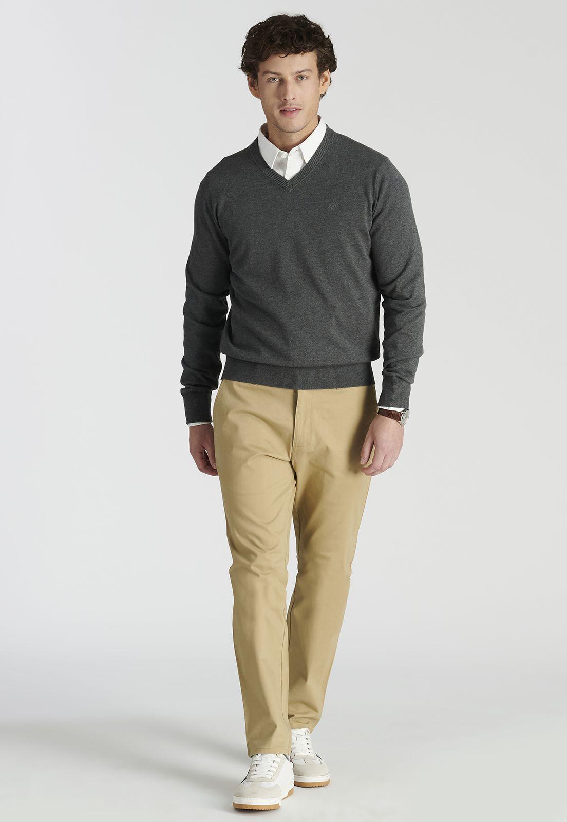 Sweater Merida Heritage Dk Grey Melange-1