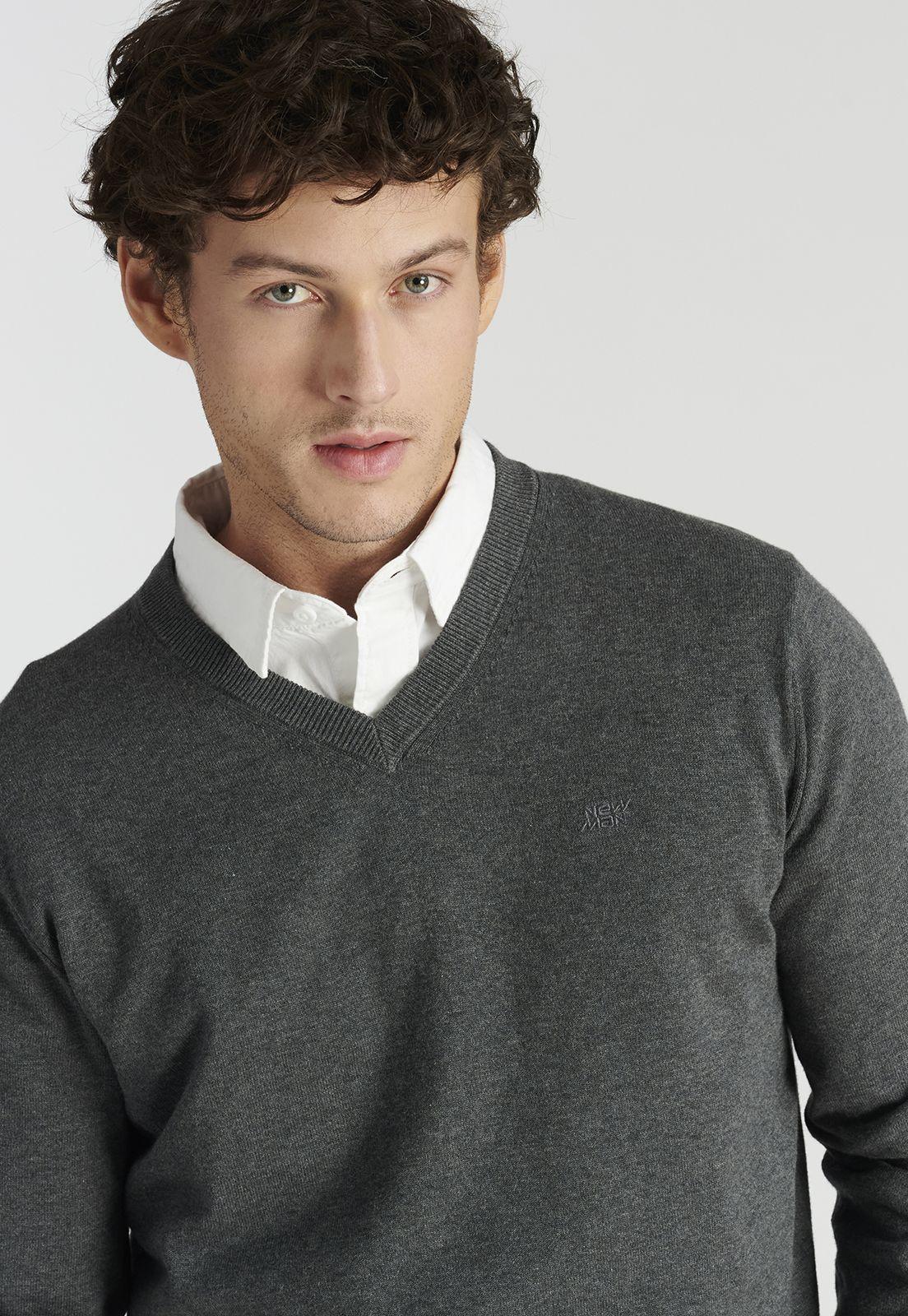Sweater Merida Heritage Dk Grey Melange-2