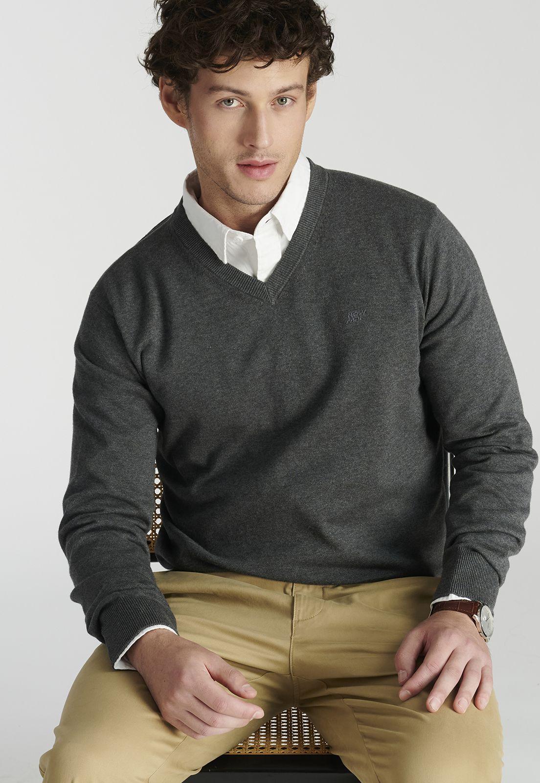Sweater Merida Heritage Dk Grey Melange-4