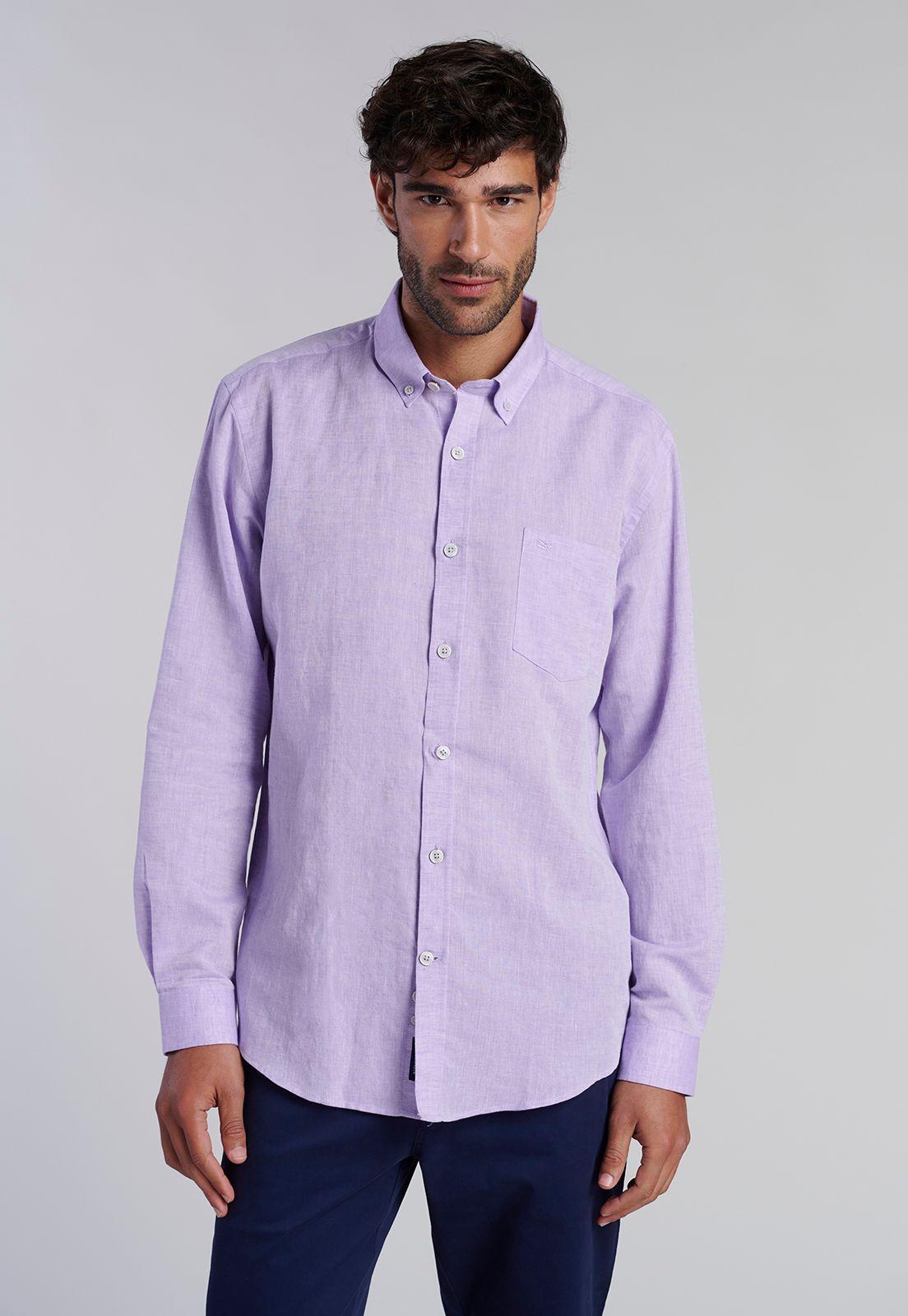 Camisa Sport Lino F Violet-0