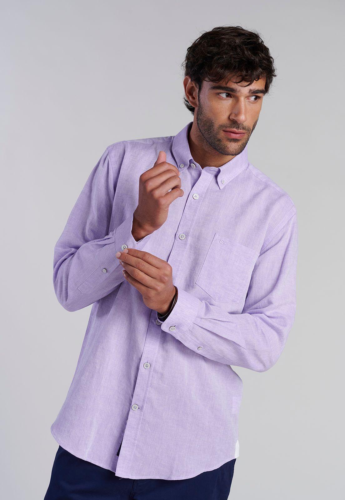 Camisa Sport Lino F Violet-4
