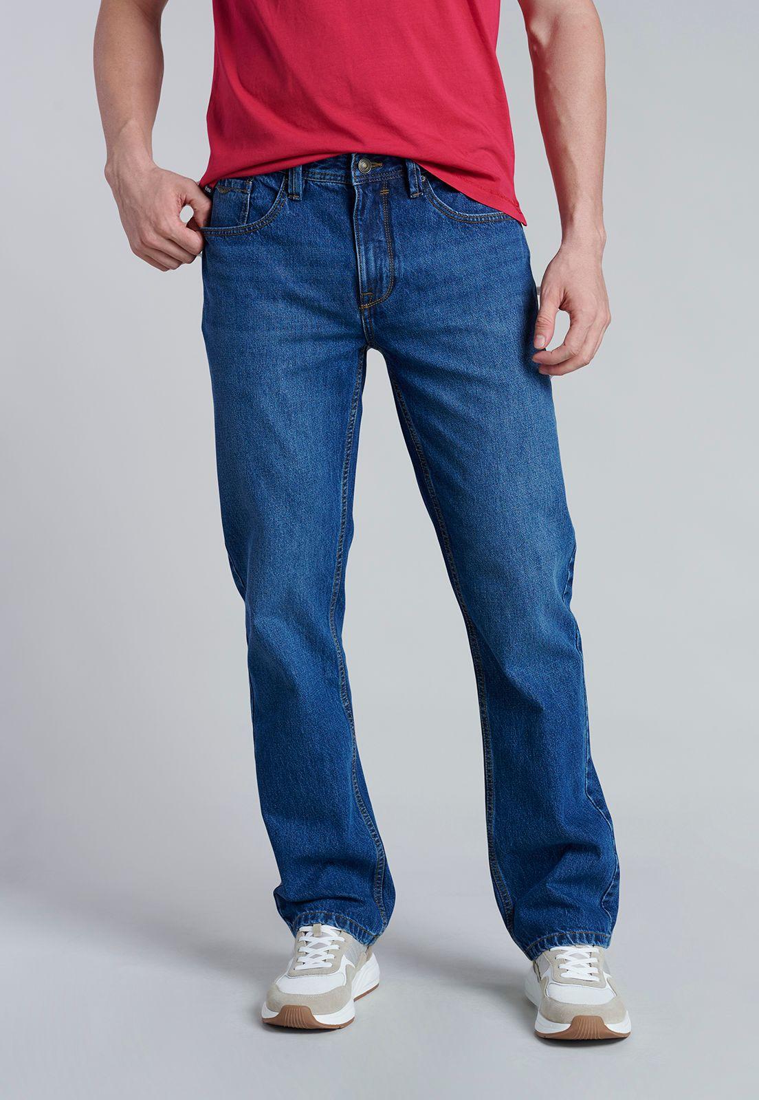 Jeans Ferouch Básico Orlando Navy-0