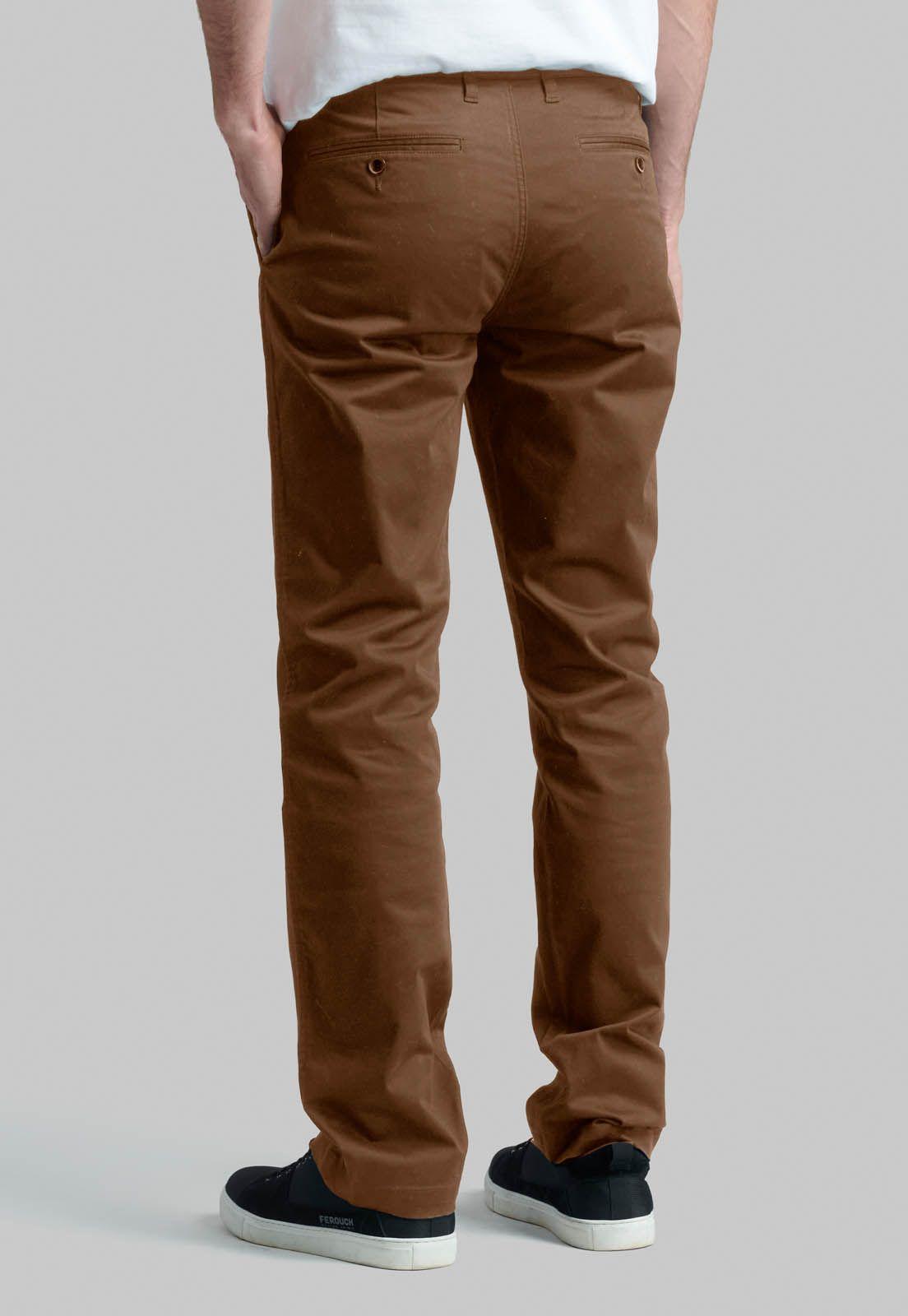 Pantalón Business Twill Without Pleats Camel-3