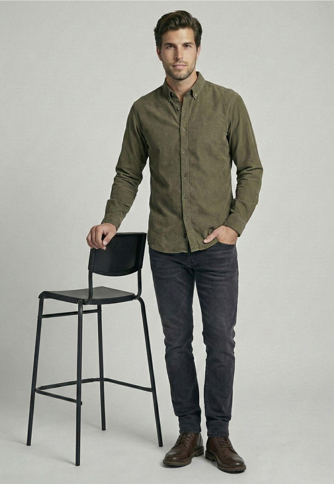 Camisa Cotelé Cincinnati Militar-4