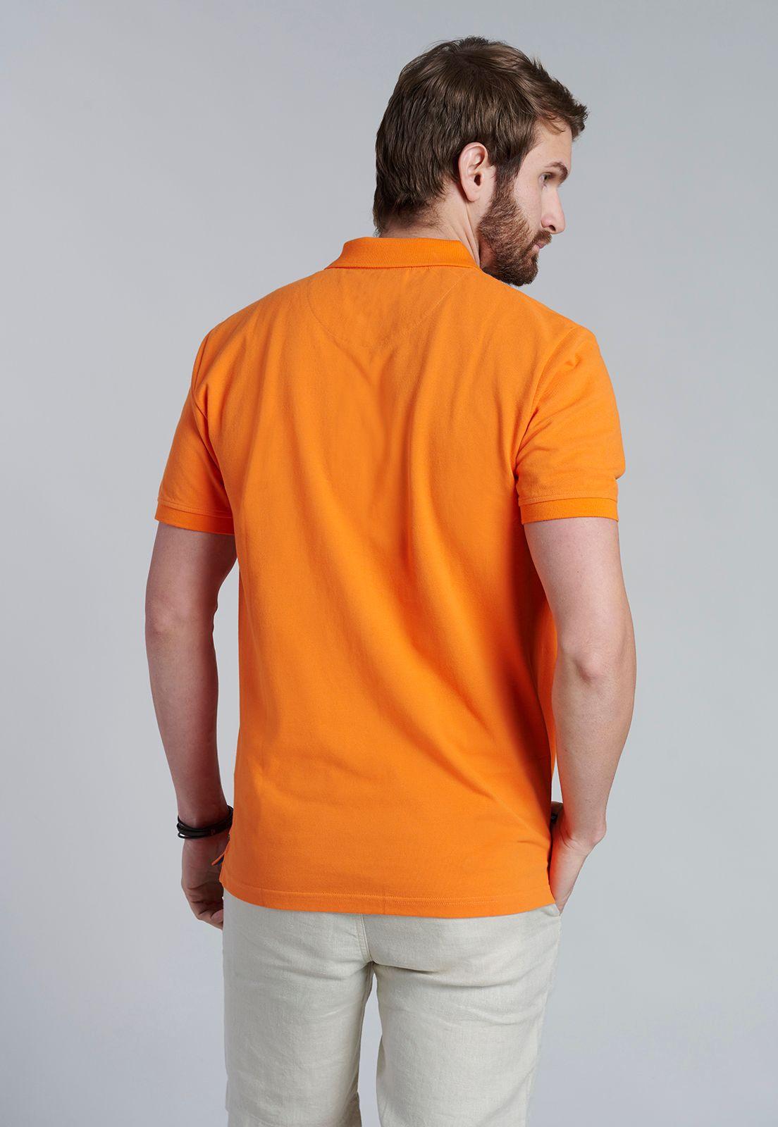 Polera Basica Pique Orange-3