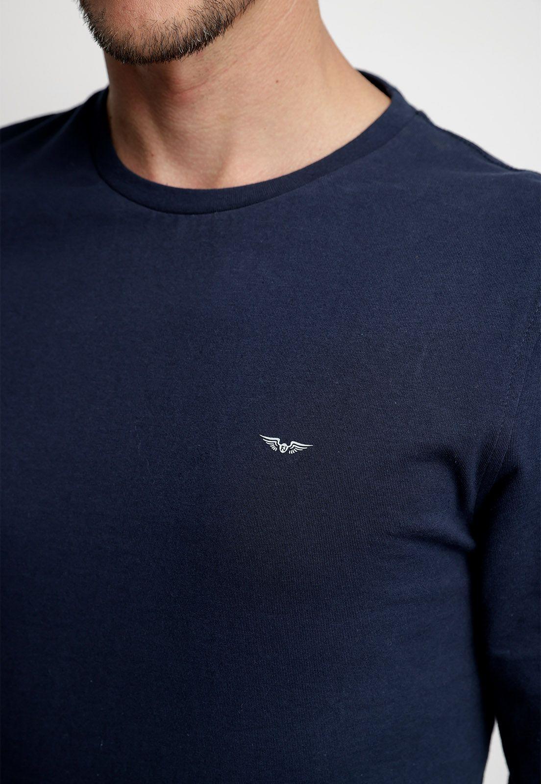 Polera Básica Manga Larga Navy Fe-2