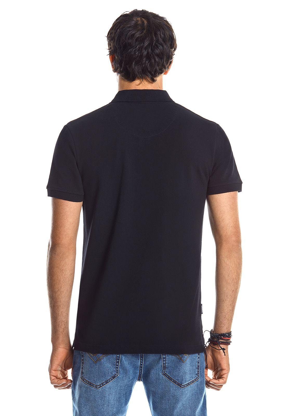 Polera Piqué Básica Ss22 Black-2