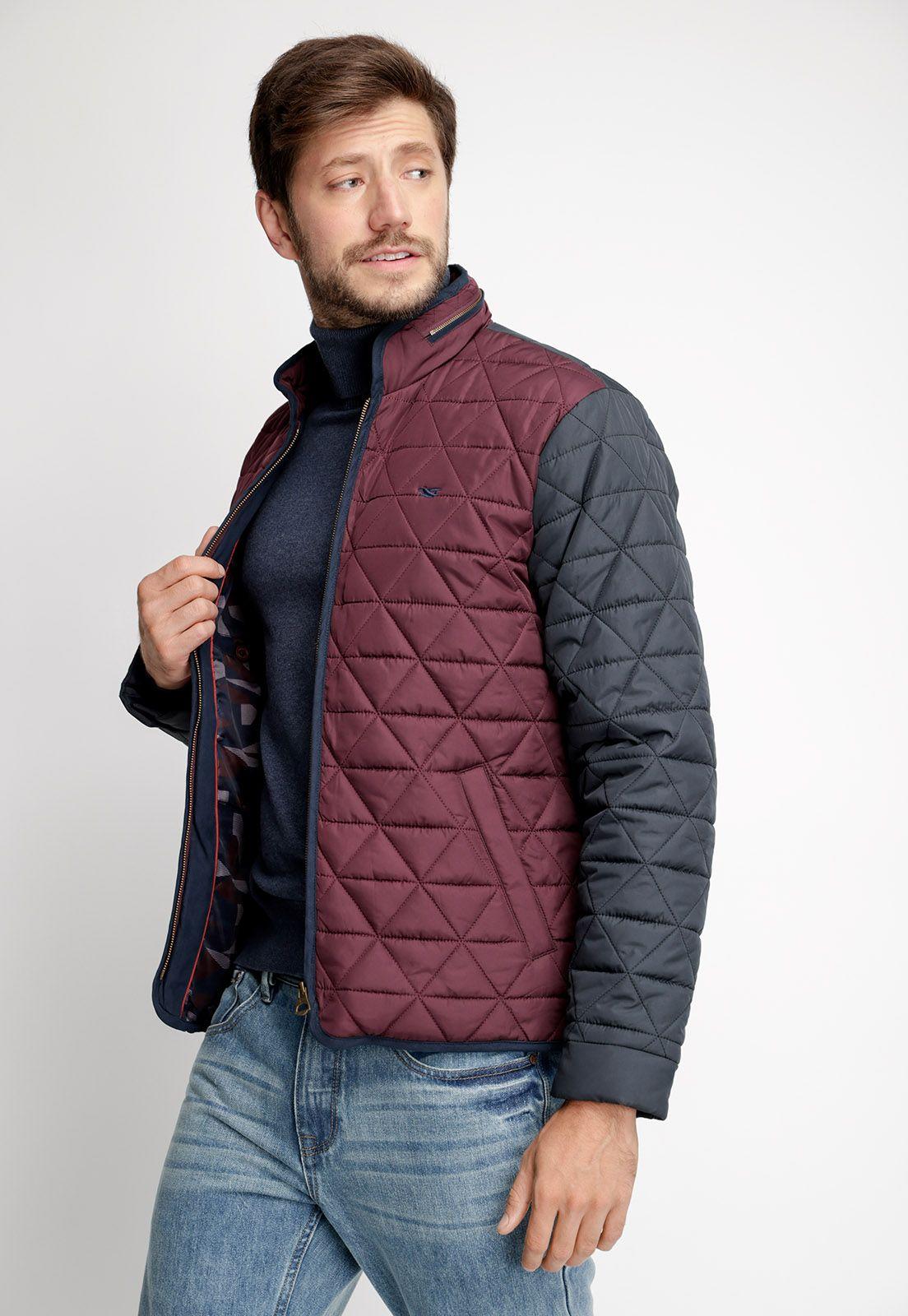 CHAQUETA BI COLOR F MERLOT-0