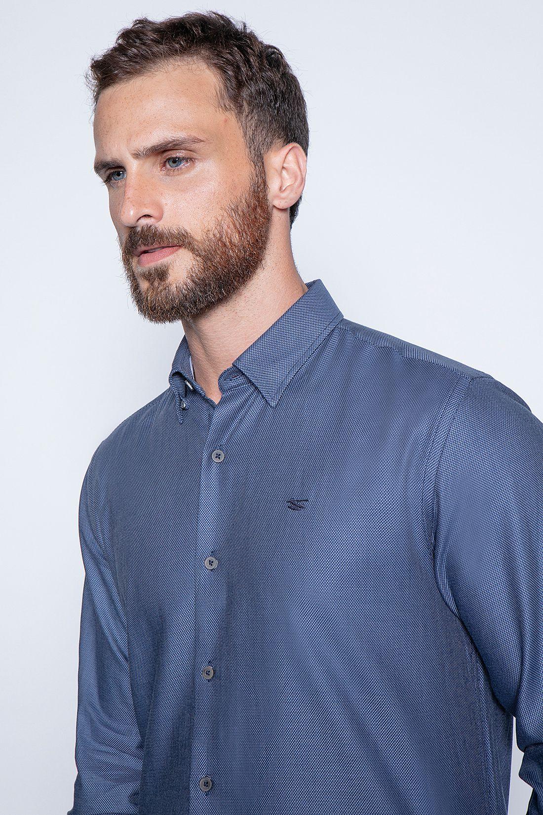 Camisa Smart Casual Fontana Navy-2