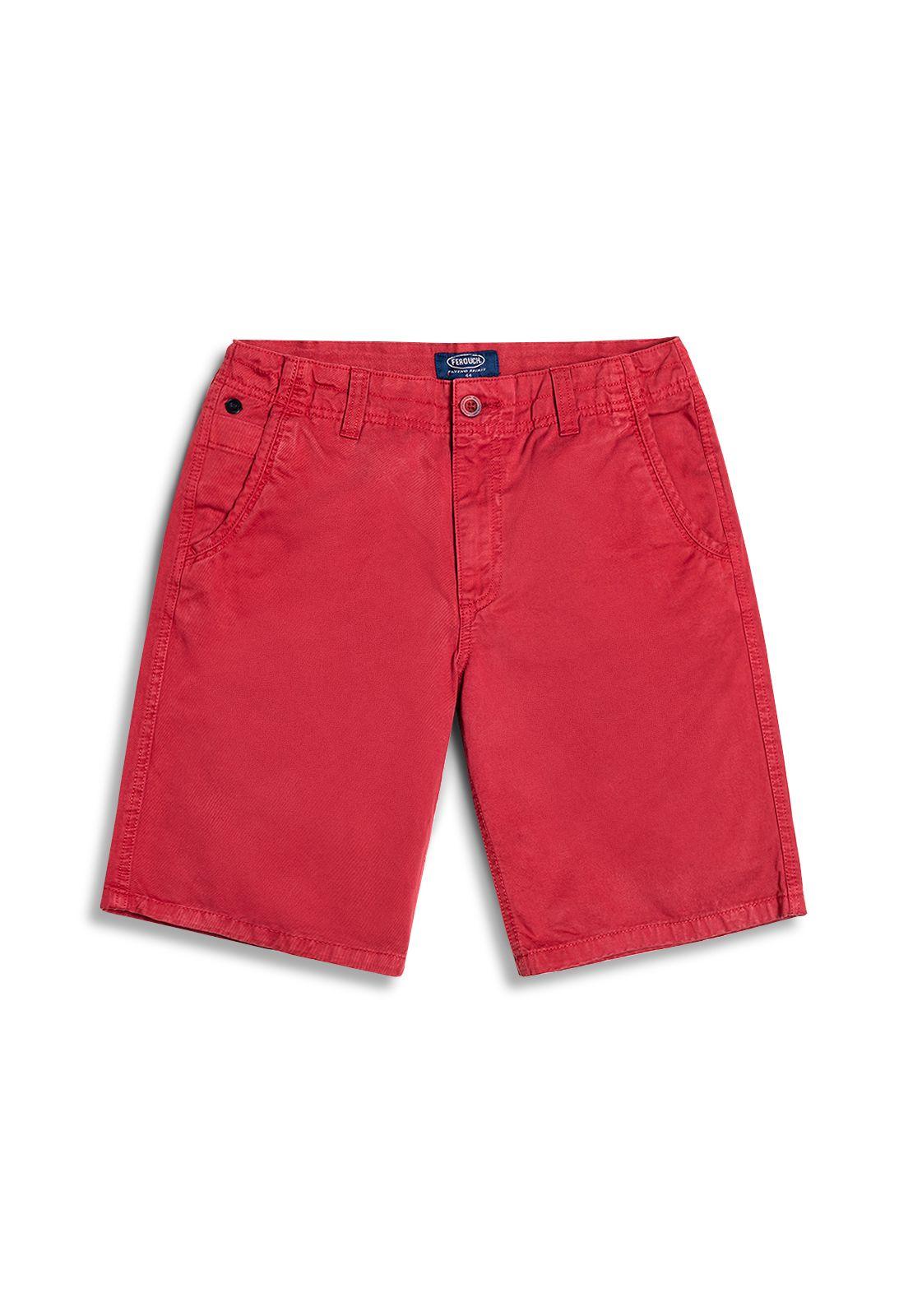 Bermuda Garment Dyed F Red-0