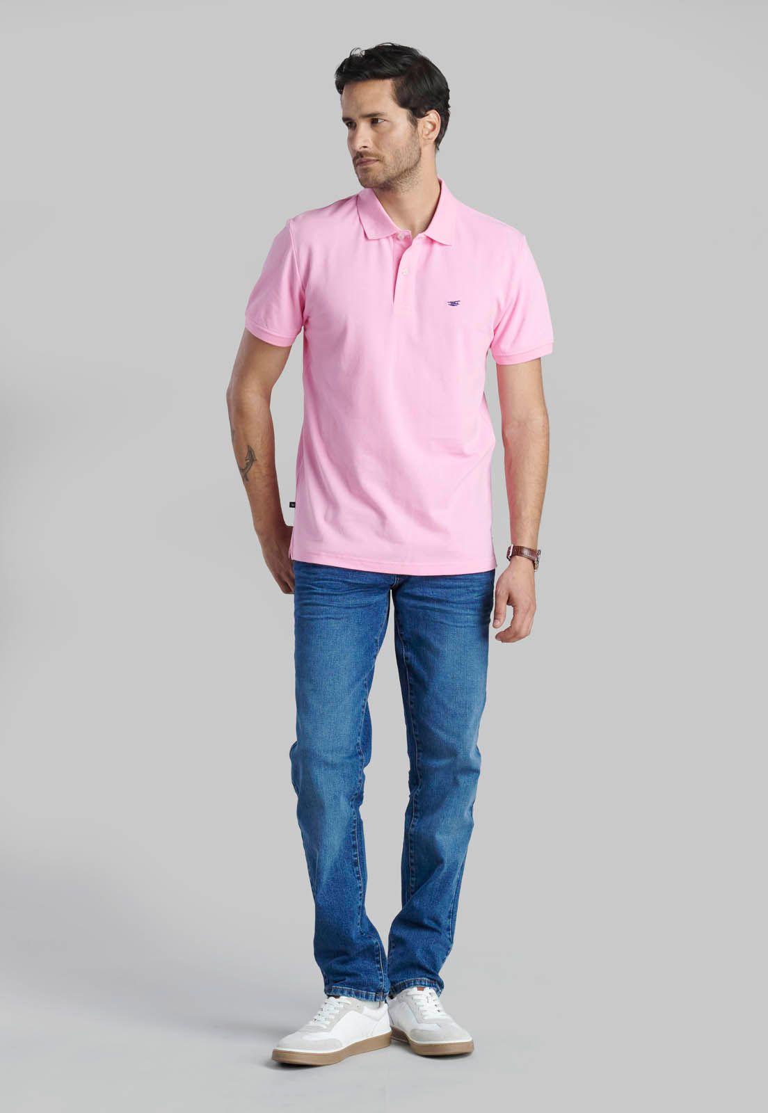Polera Pique Básica Fr Pink-1