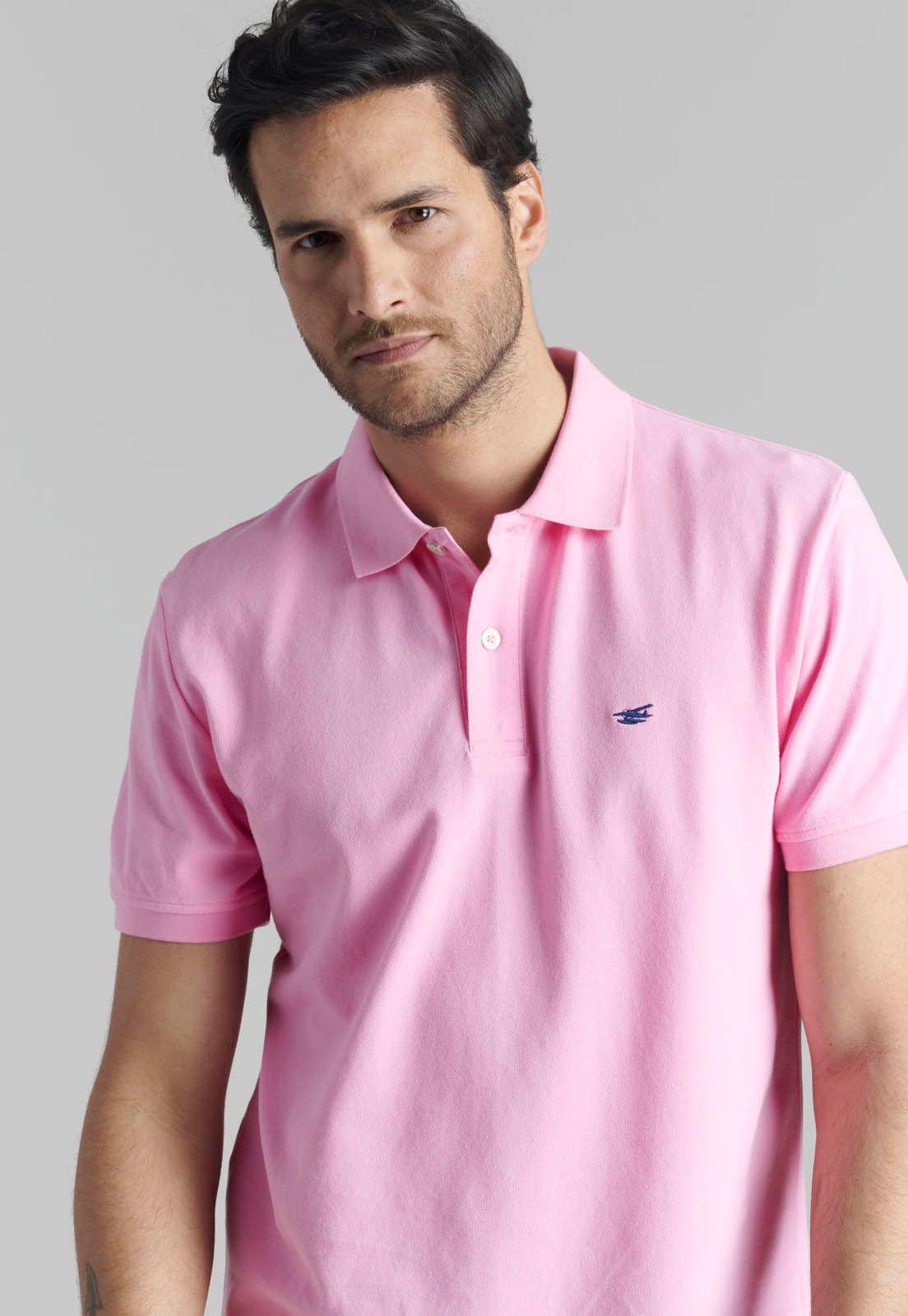 Polera Pique Básica Fr Pink-2