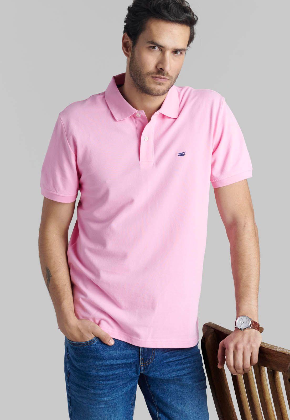 Polera Pique Básica Fr Pink-4