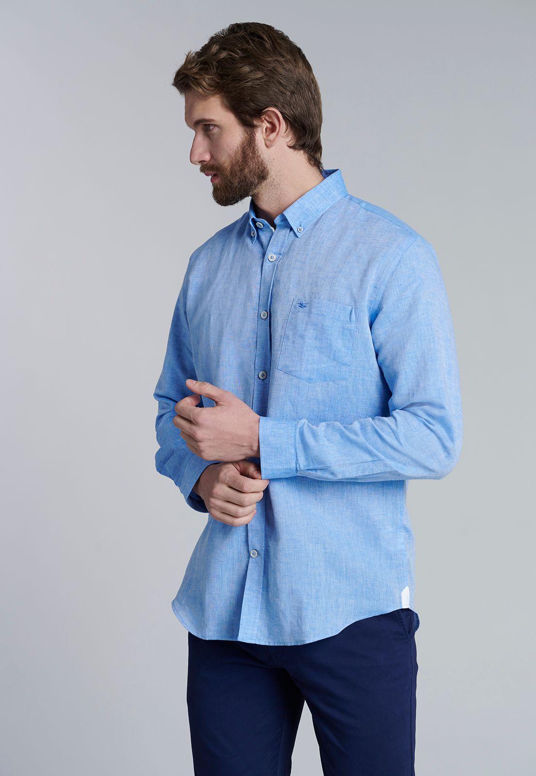 Camisa Blue Sport Lino-2