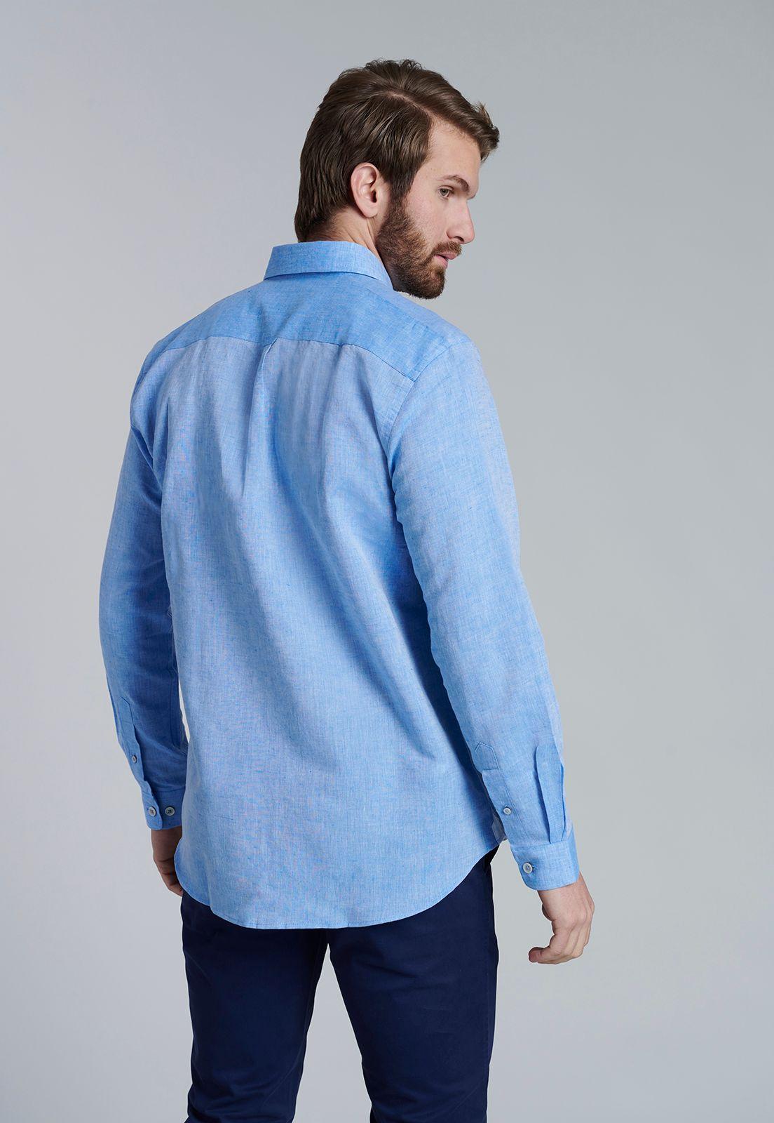 Camisa Blue Sport Lino-3