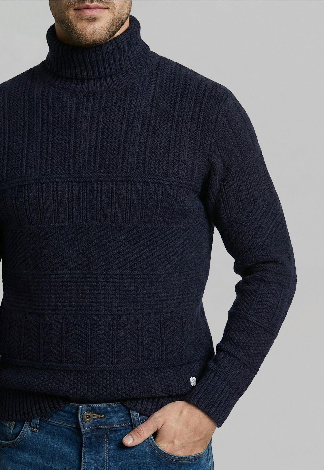 Sweater Chicago Navy Melange-2