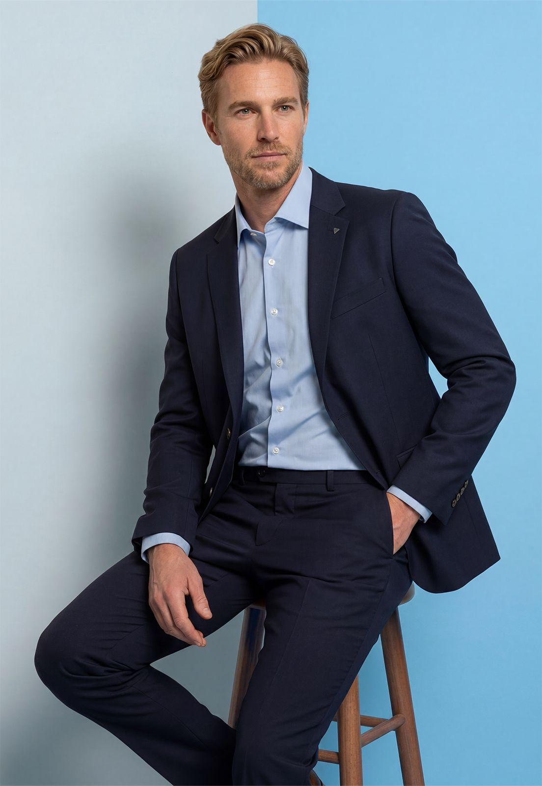 Pantalón Slim Navy Calamo-4