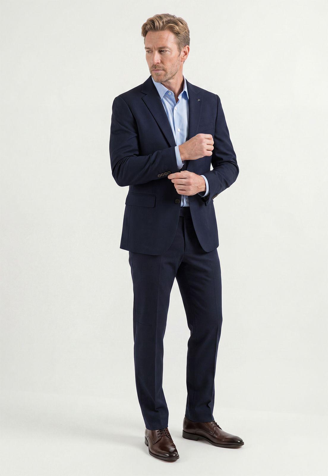 Pantalón Slim Navy Calamo-0