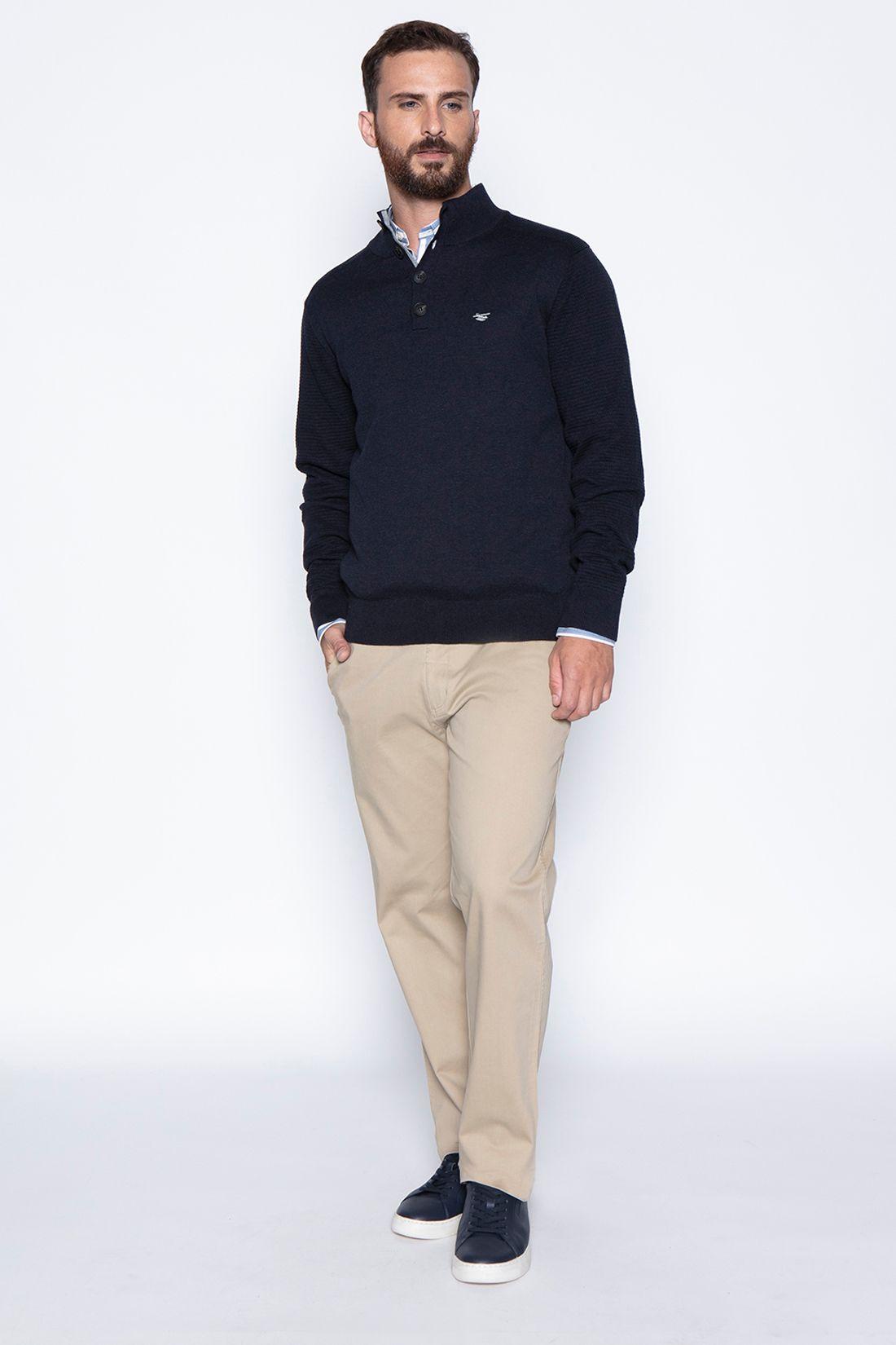 Sweater Bristol Smart Casual L/S Navy-3