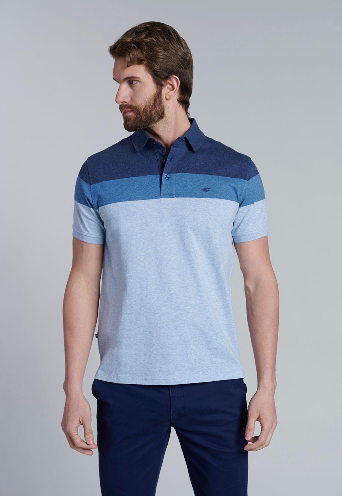 Polera Polo Rayas Baltimore Navy Melange-0