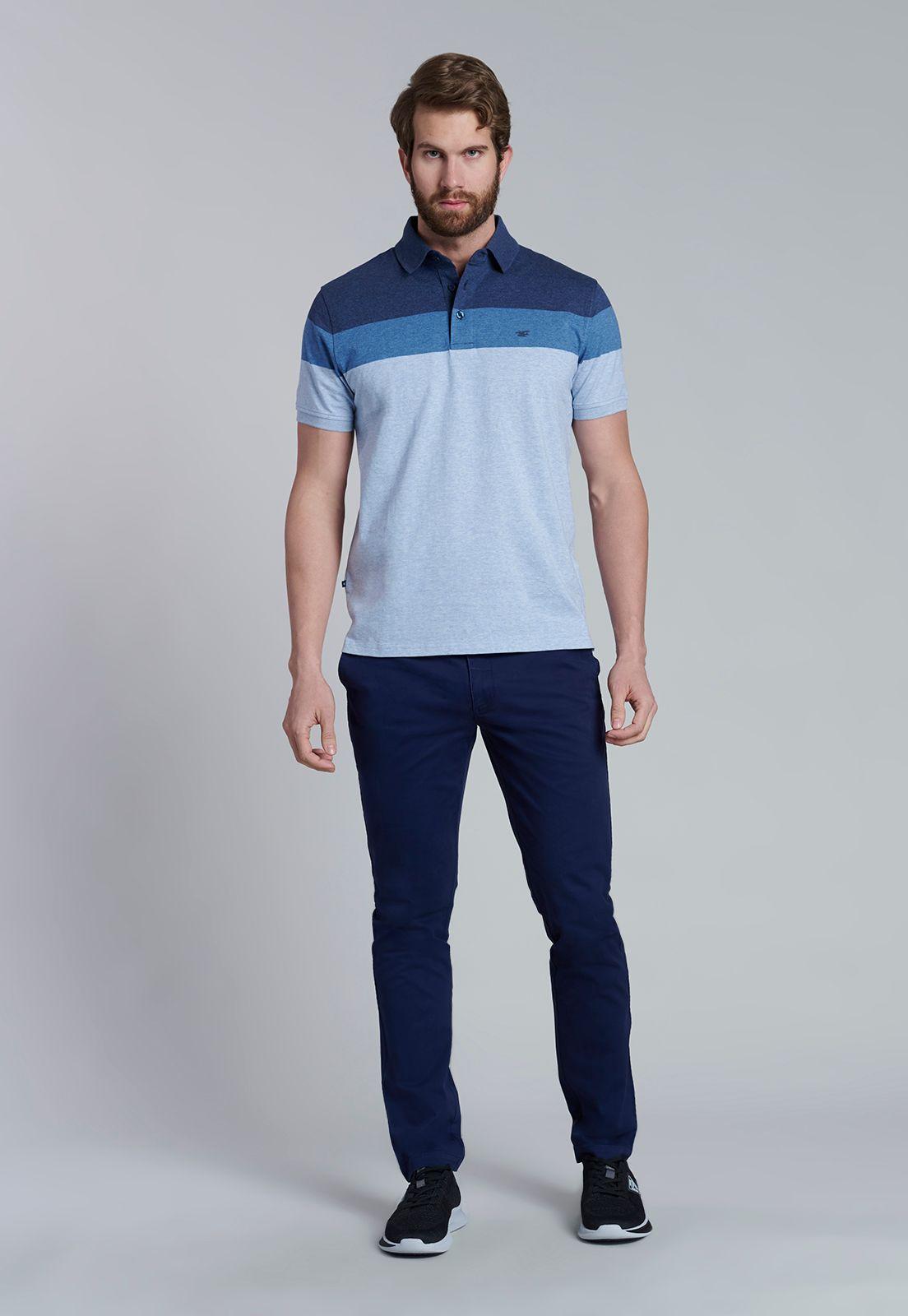 Polera Polo Rayas Baltimore Navy Melange-1