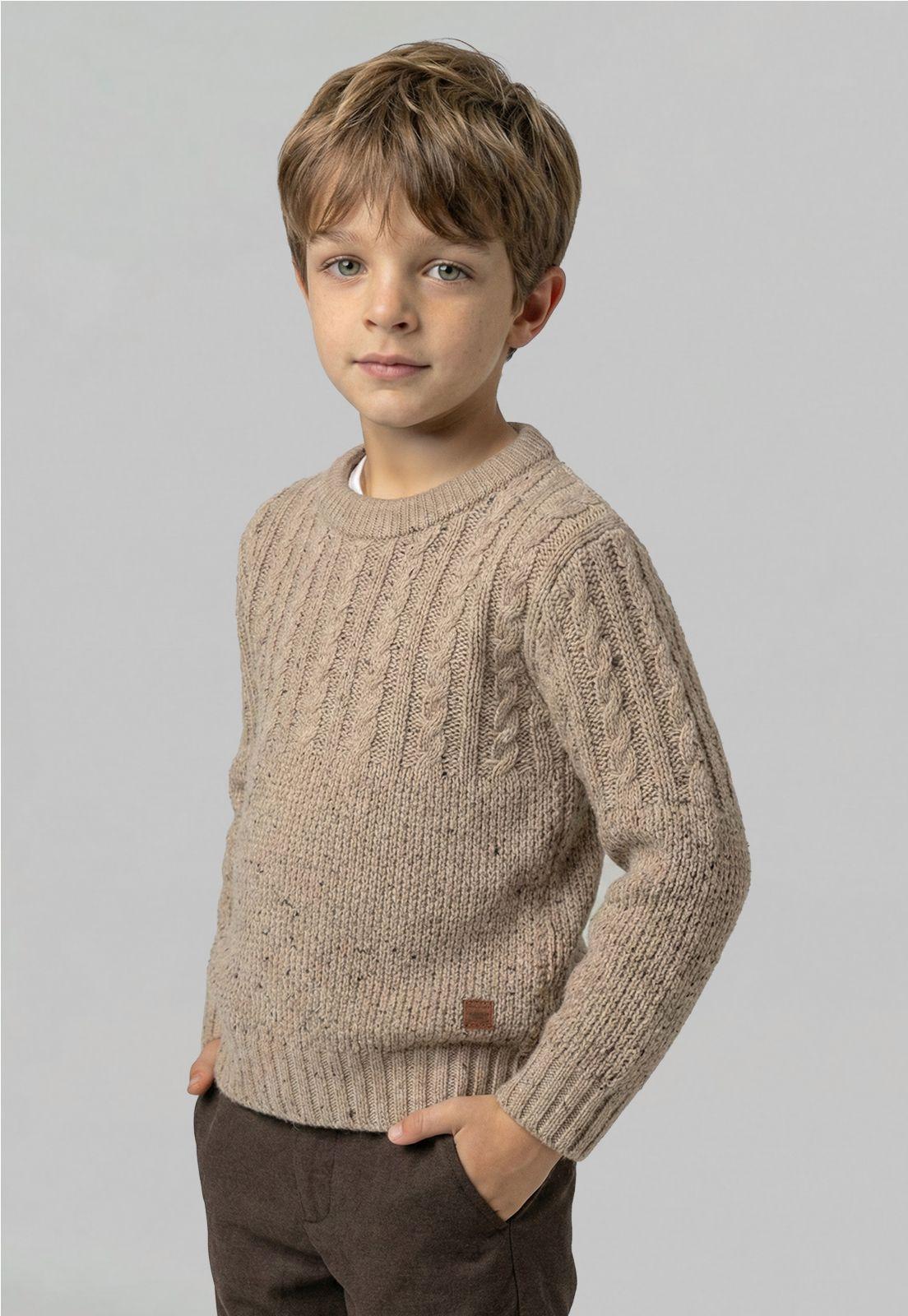 Sweater Kids Downey Oyster-0