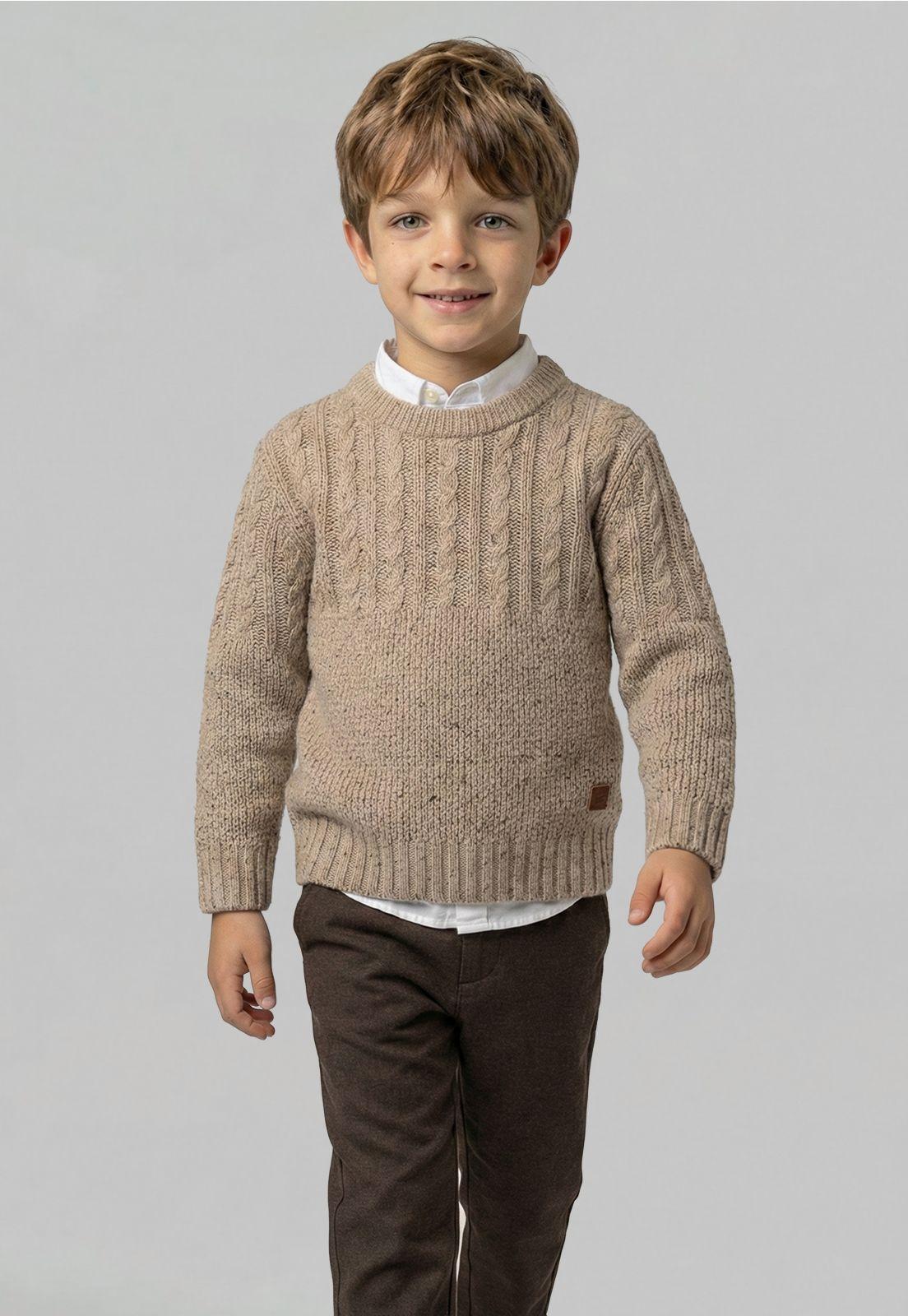 Sweater Kids Downey Oyster-4