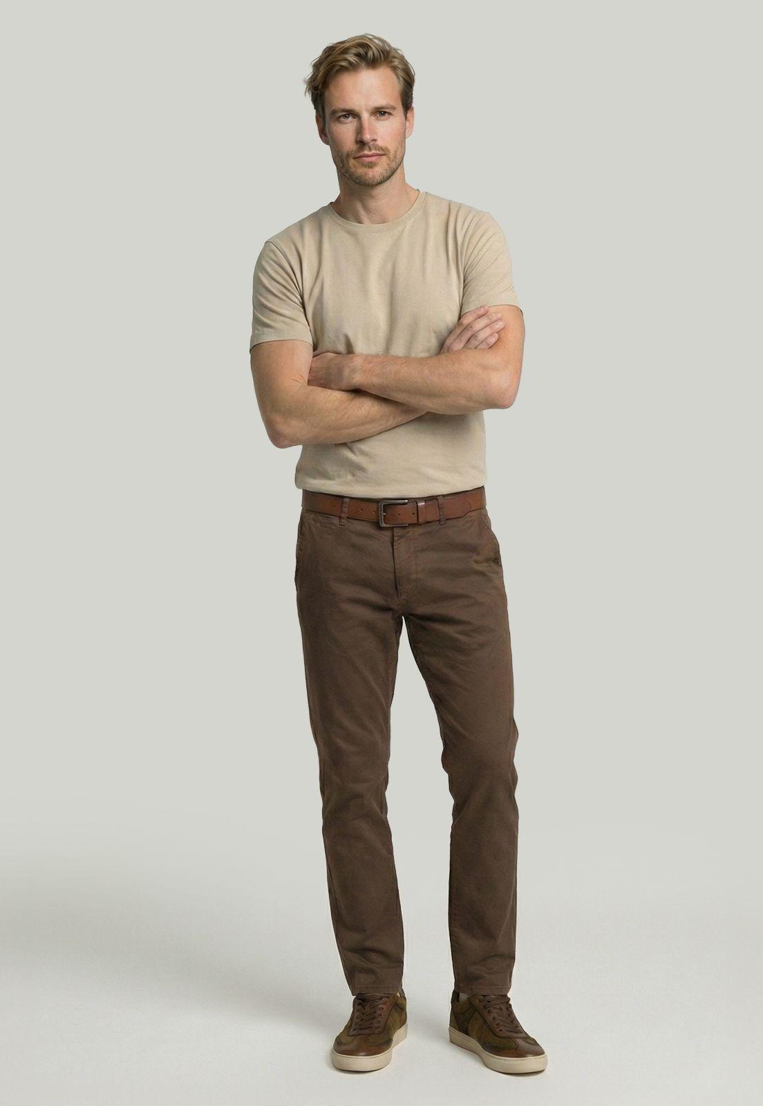 Pantalón Bagneaux Regular Fit Mocha-1