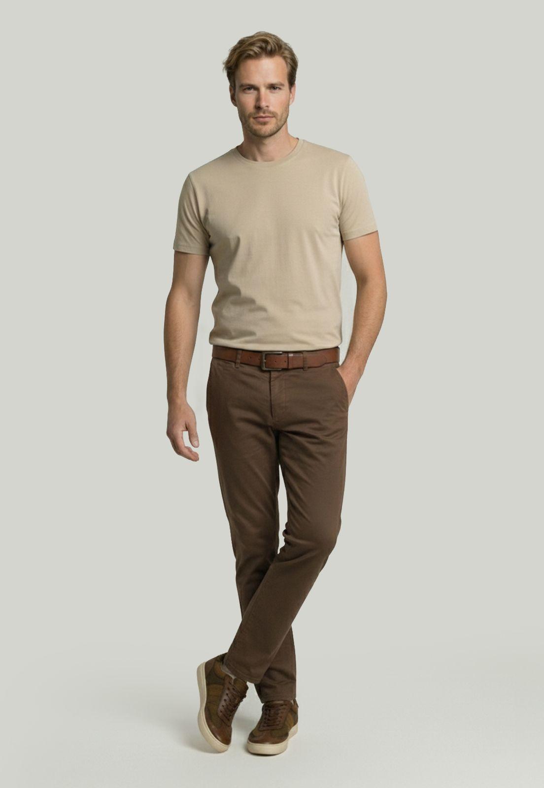 Pantalón Bagneaux Regular Fit Mocha-4