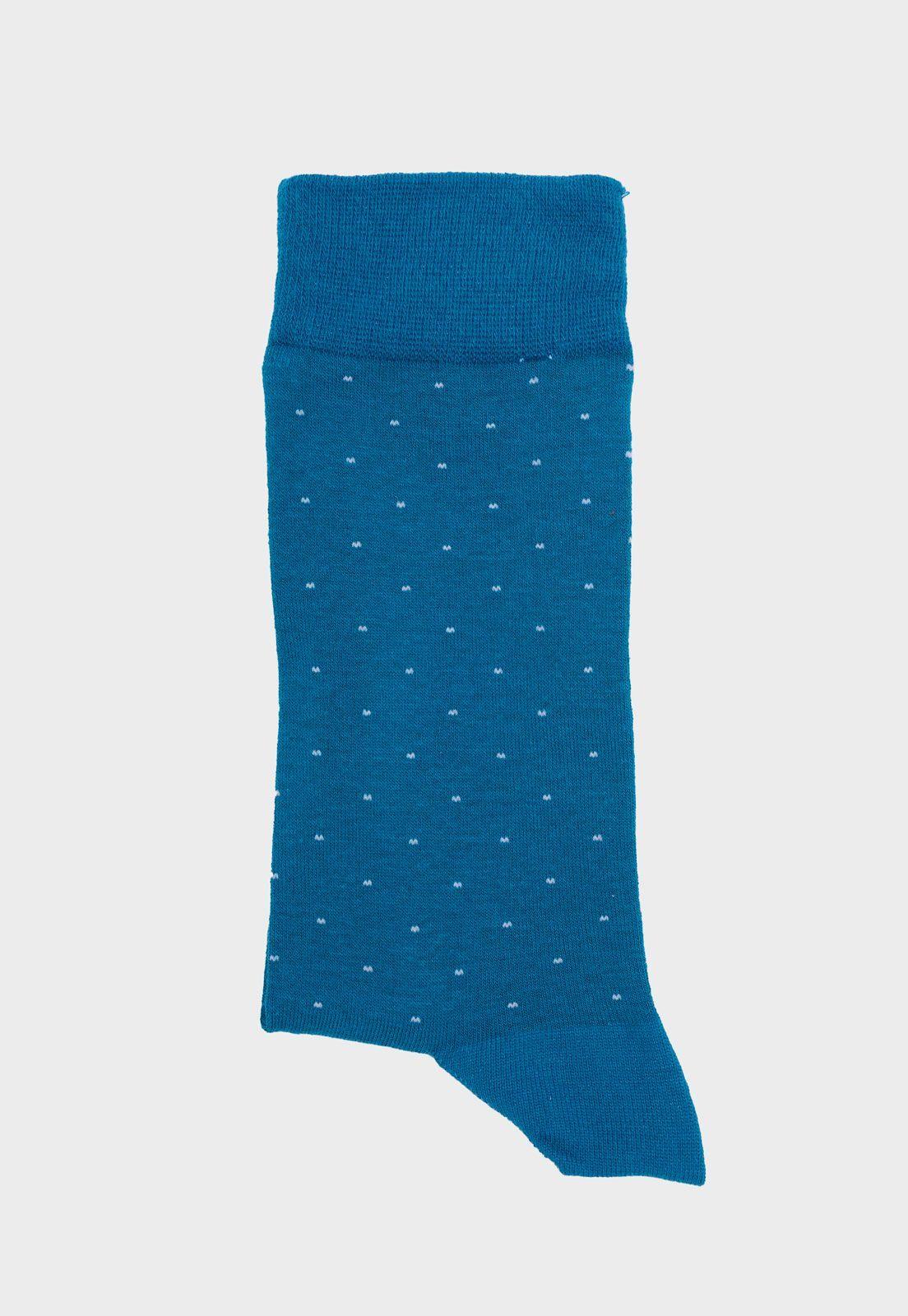 CALCETINES ALMA BICOLOR MARINE-1