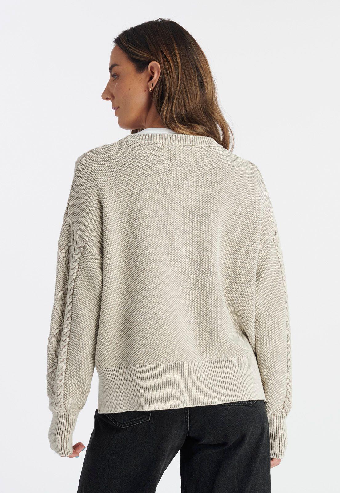 Sweater Michay Casual Grey-3