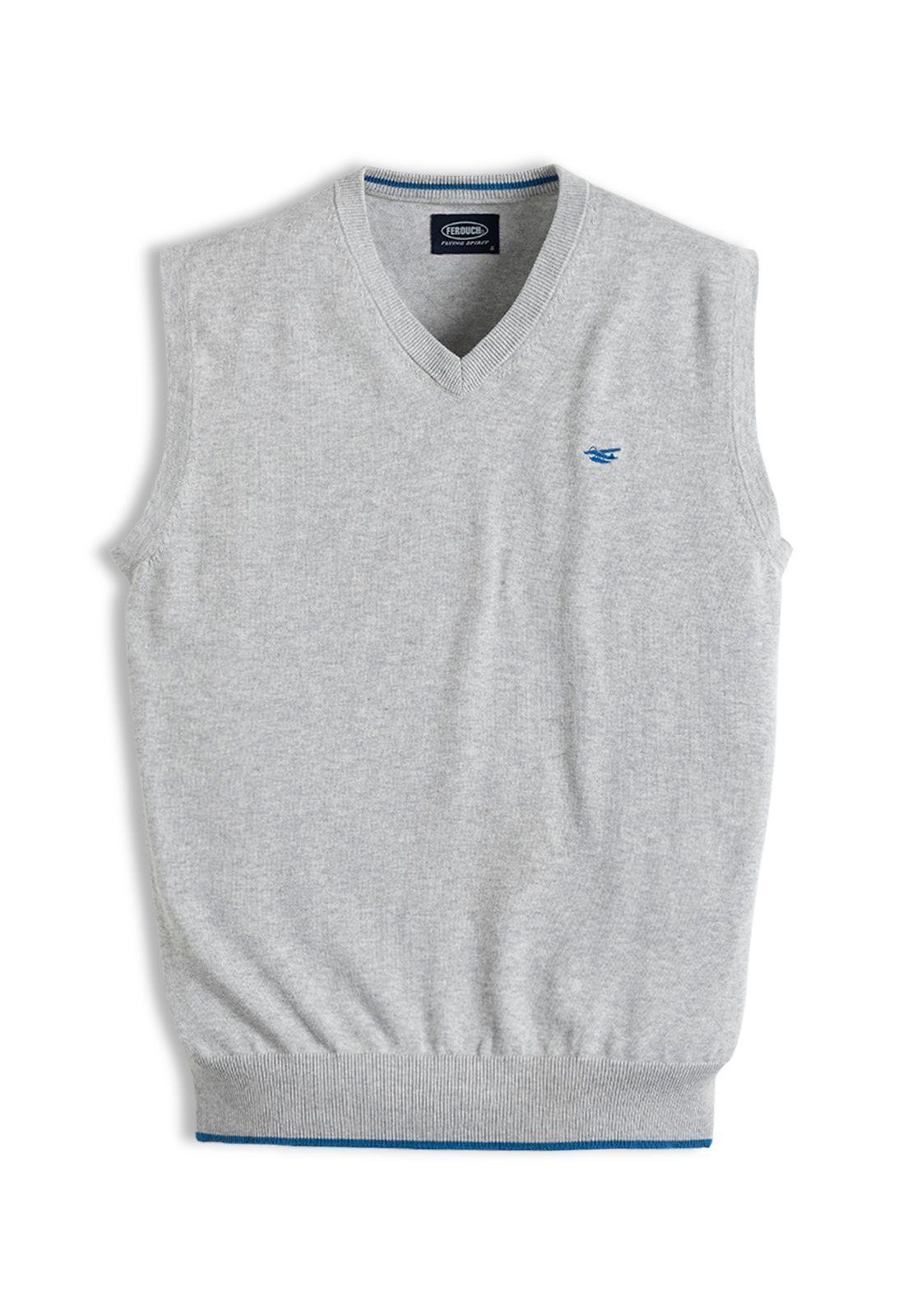 Sweater Smart Casual W/S Grey Melange-4