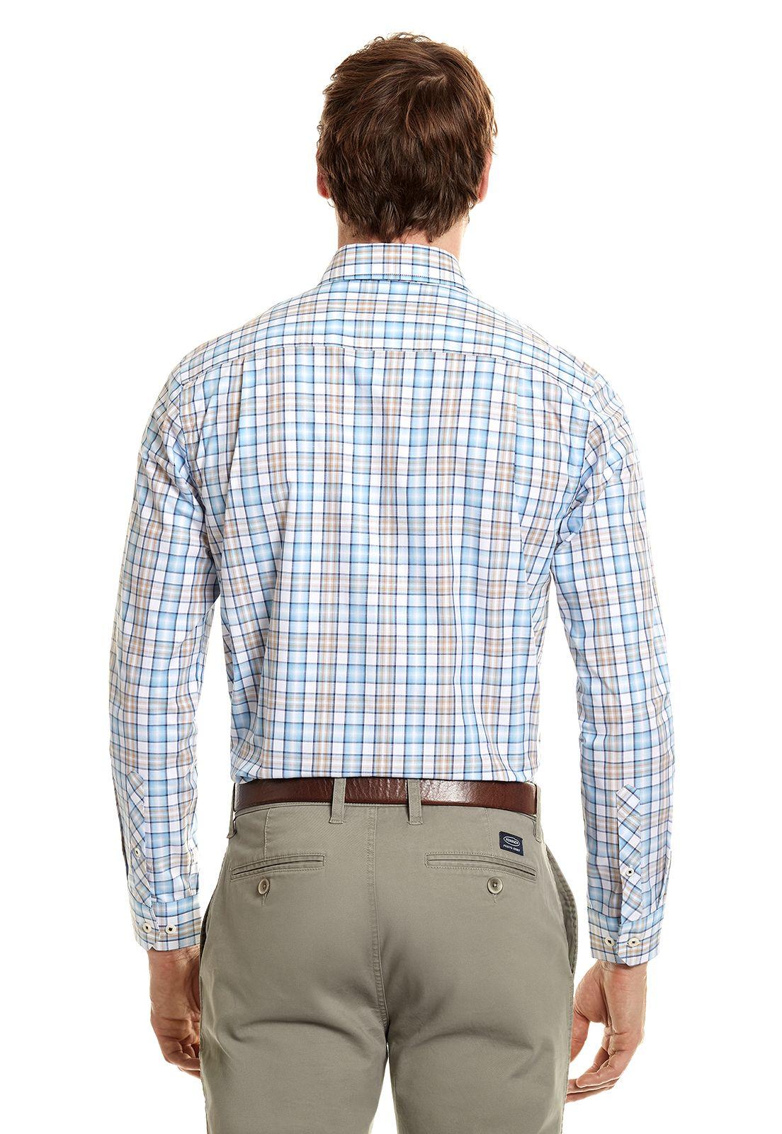 CAMISA CHECKERED FONTANA SKY-2