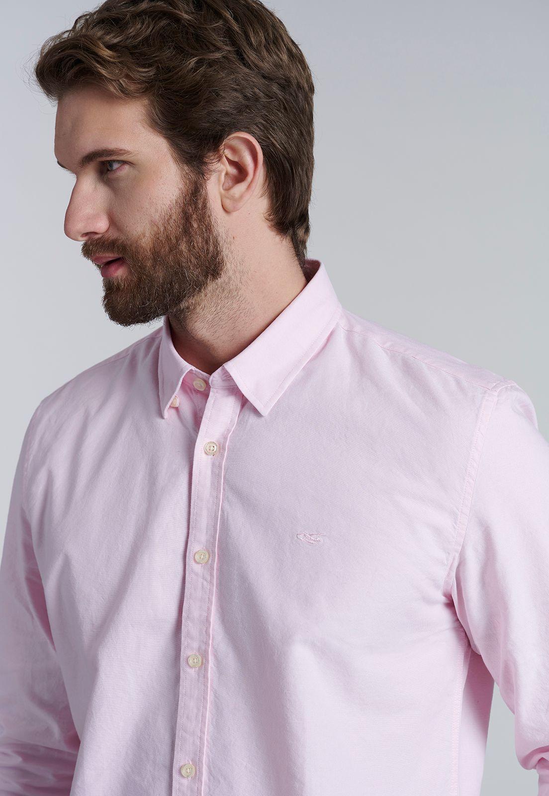 Camisa Sport Oxford Pink-2