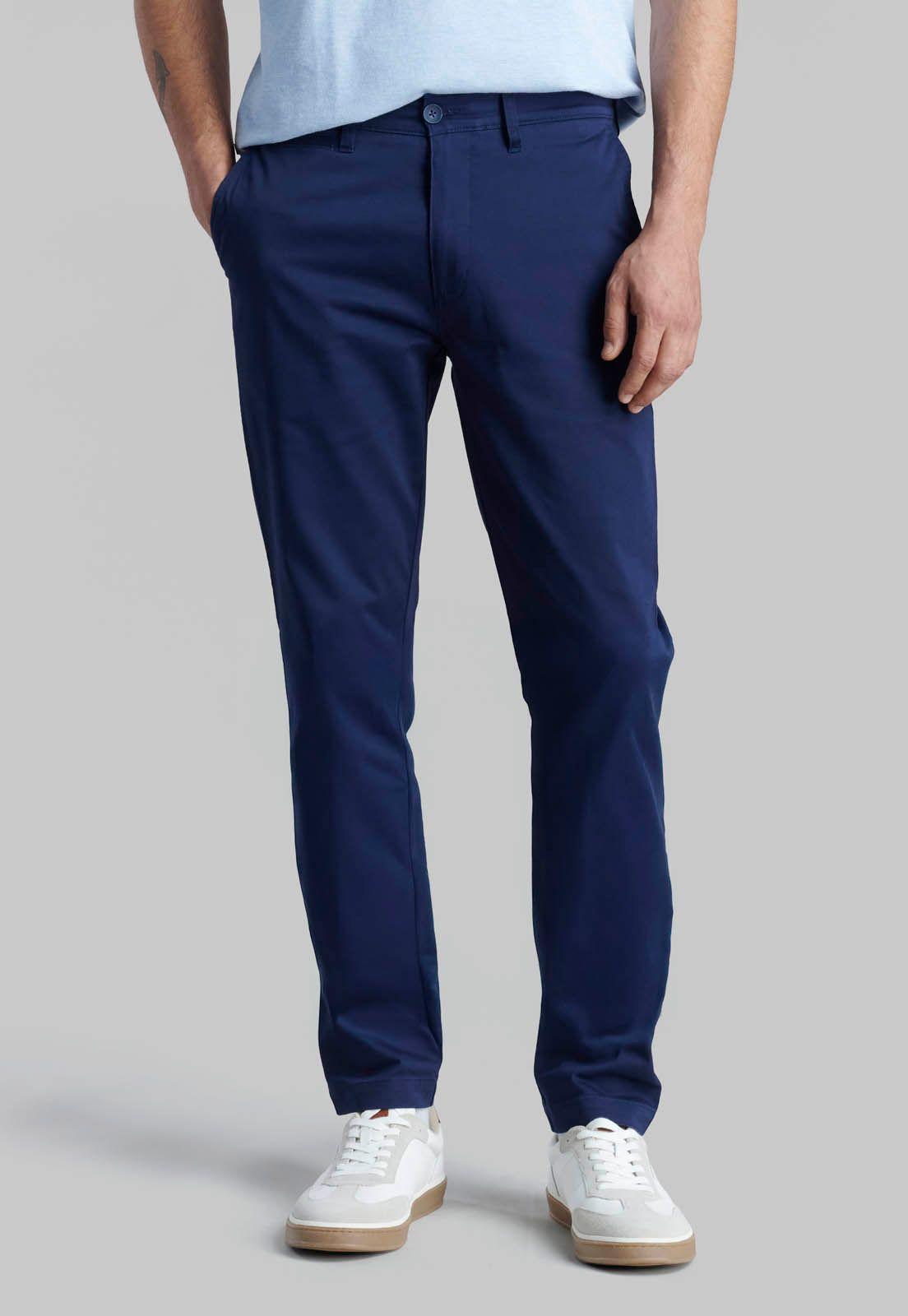 Pantalón Twill Slim /33 Fr Dk.Blue-0