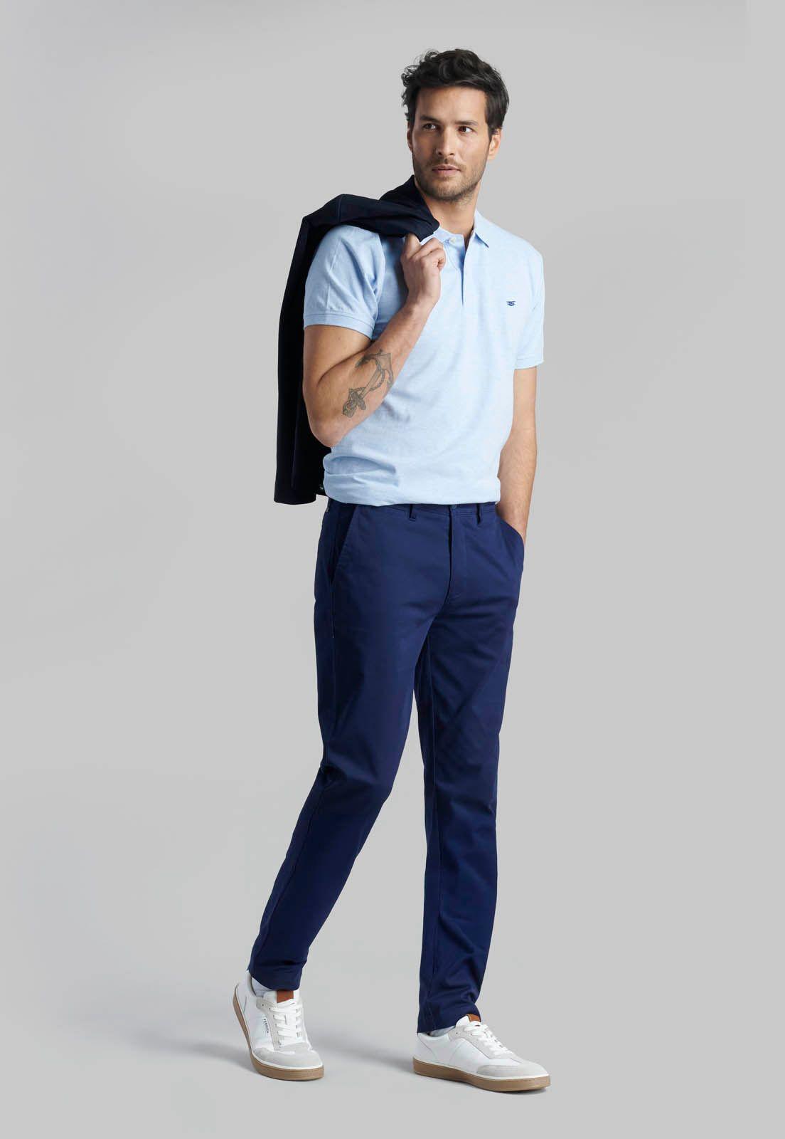 Pantalón Twill Slim /33 Fr Dk.Blue-4