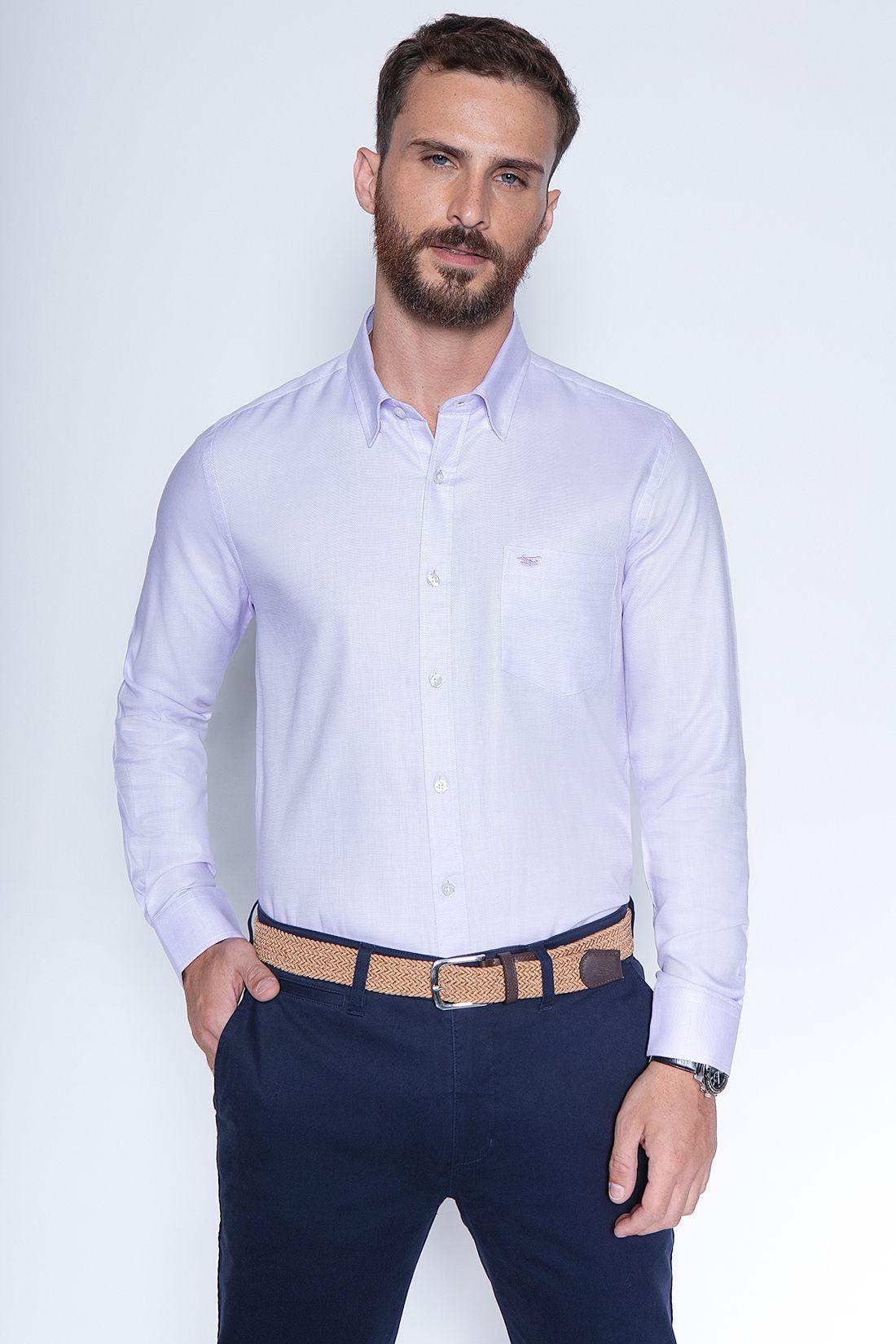 Camisa Smart Casual Boston Purple-0