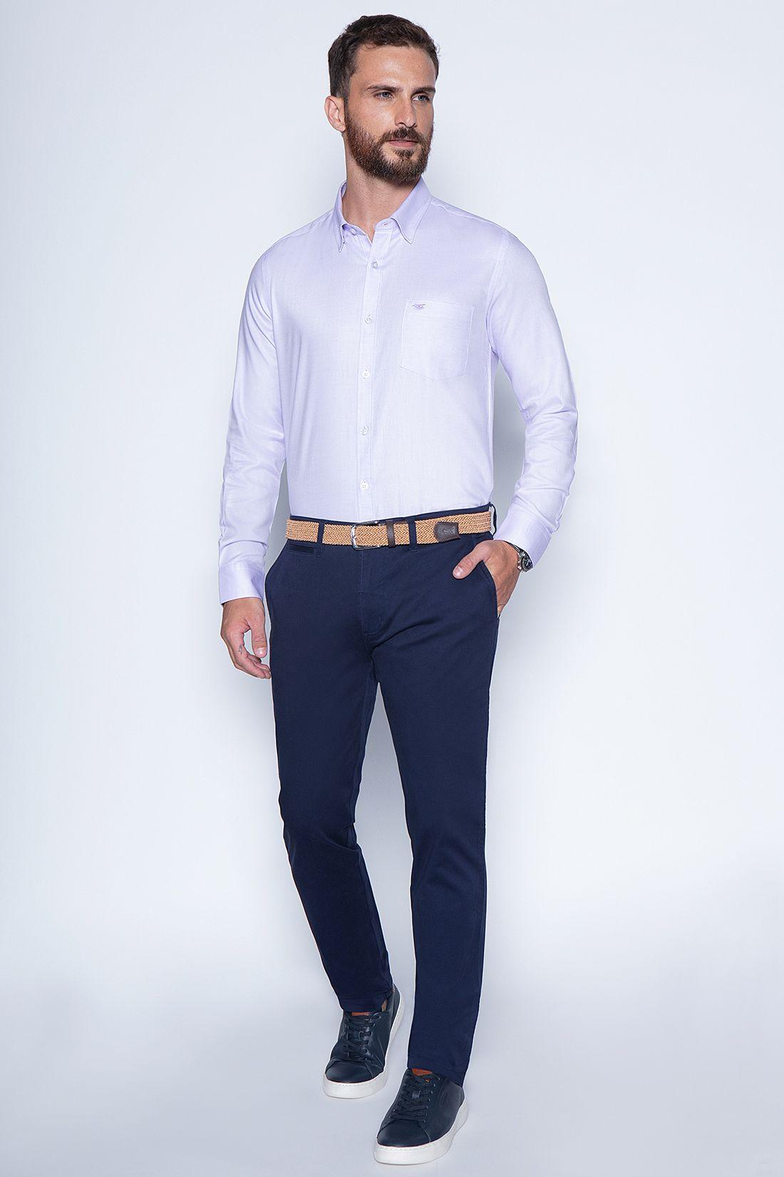 Camisa Smart Casual Boston Purple-3