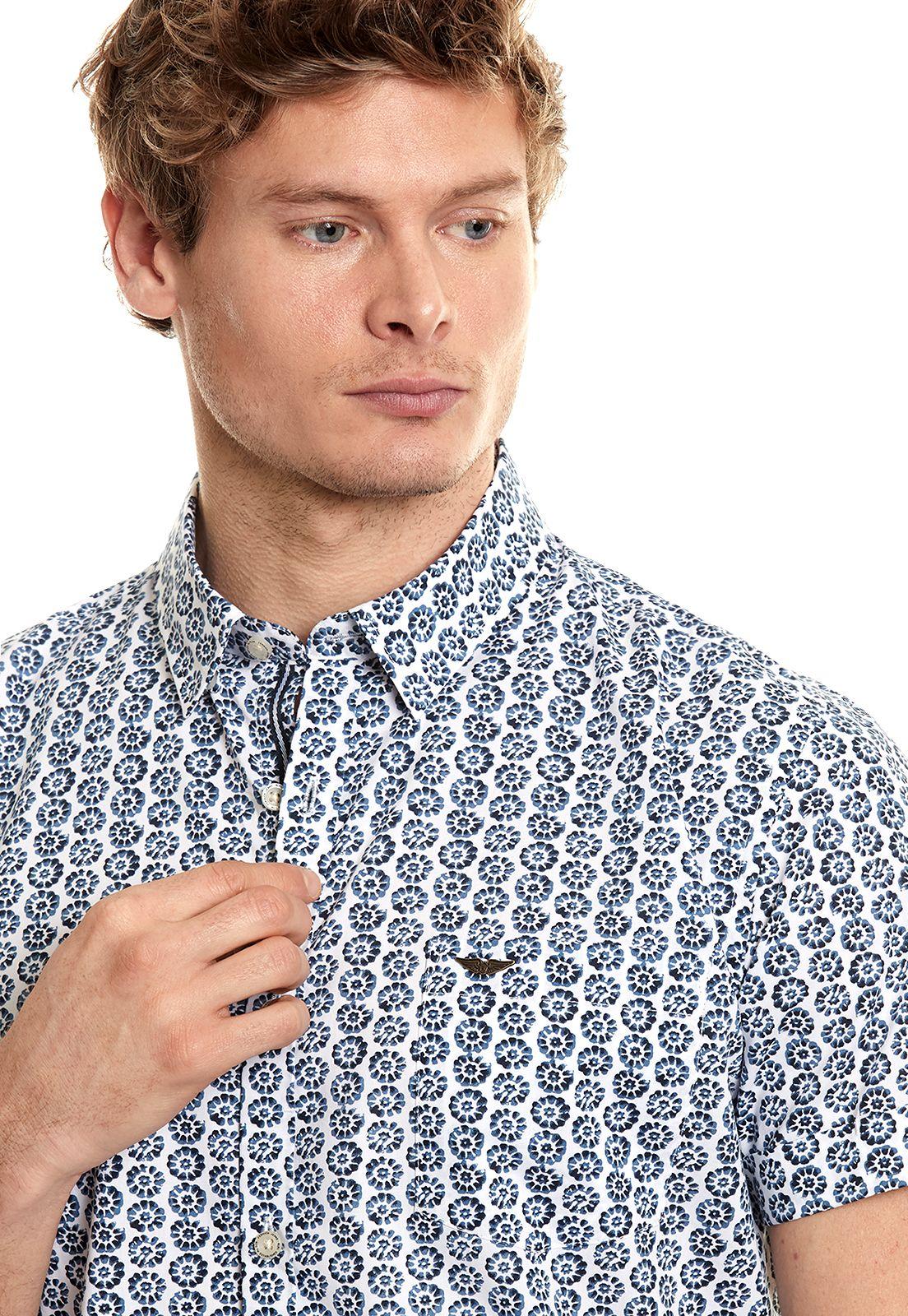 Camisa Estampada Irving Fj Blue-3