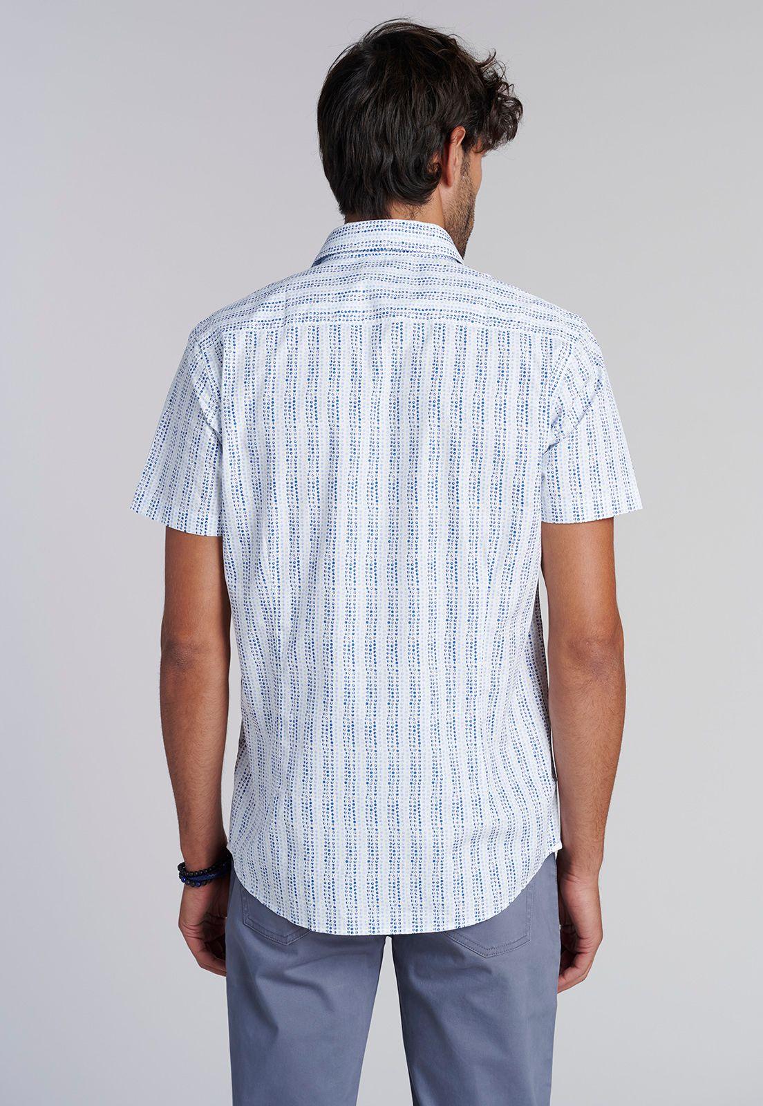 Camisa Mini Print F Sky-3