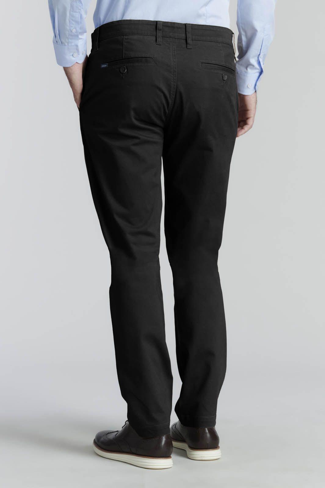 Pantalón Twill Slim /33 Business Black-3