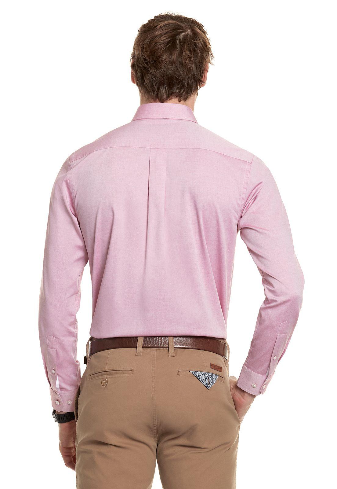 Camisa Oxford Smart Casual Red-2