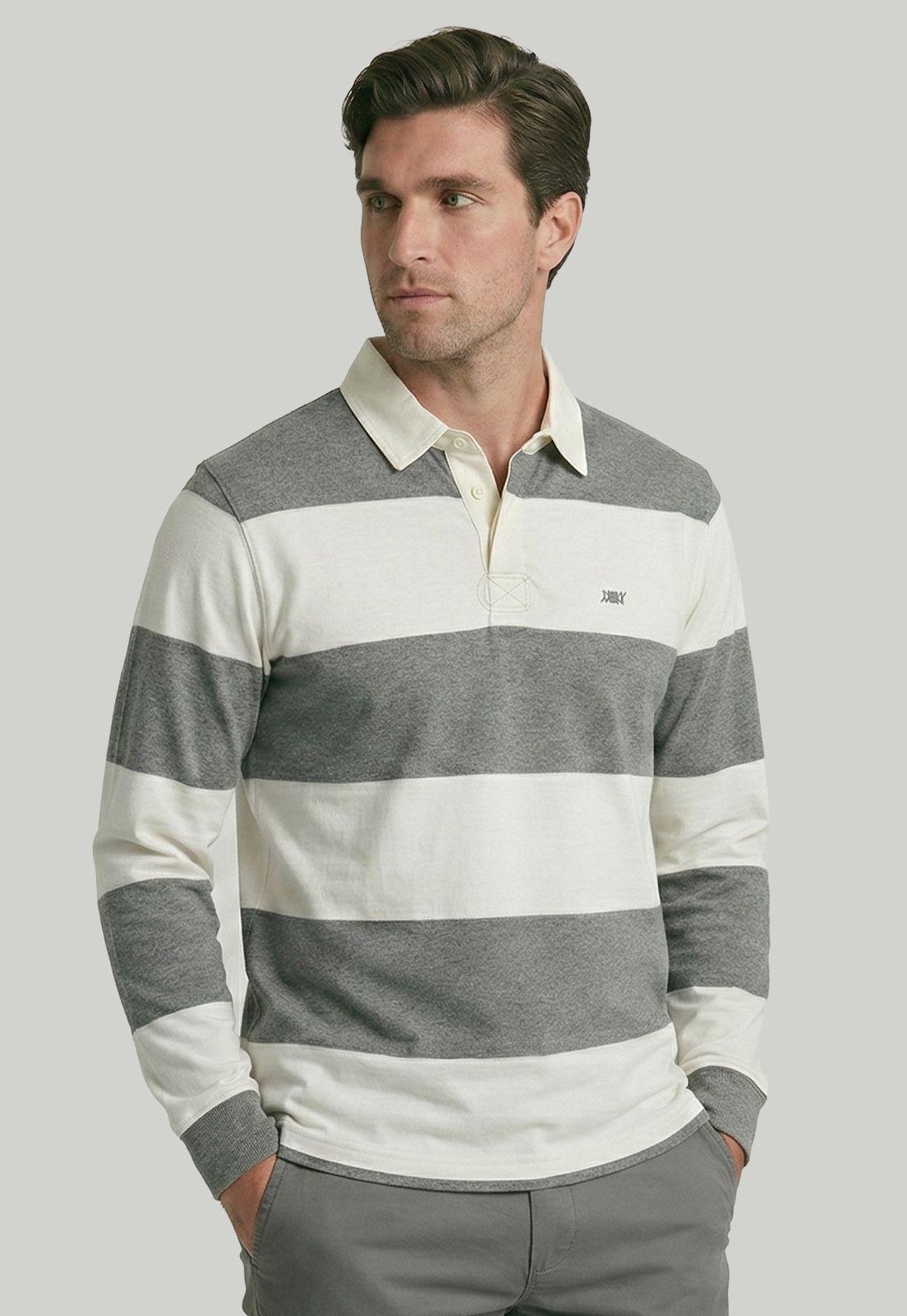 Polo Belfast Grey Melange-4