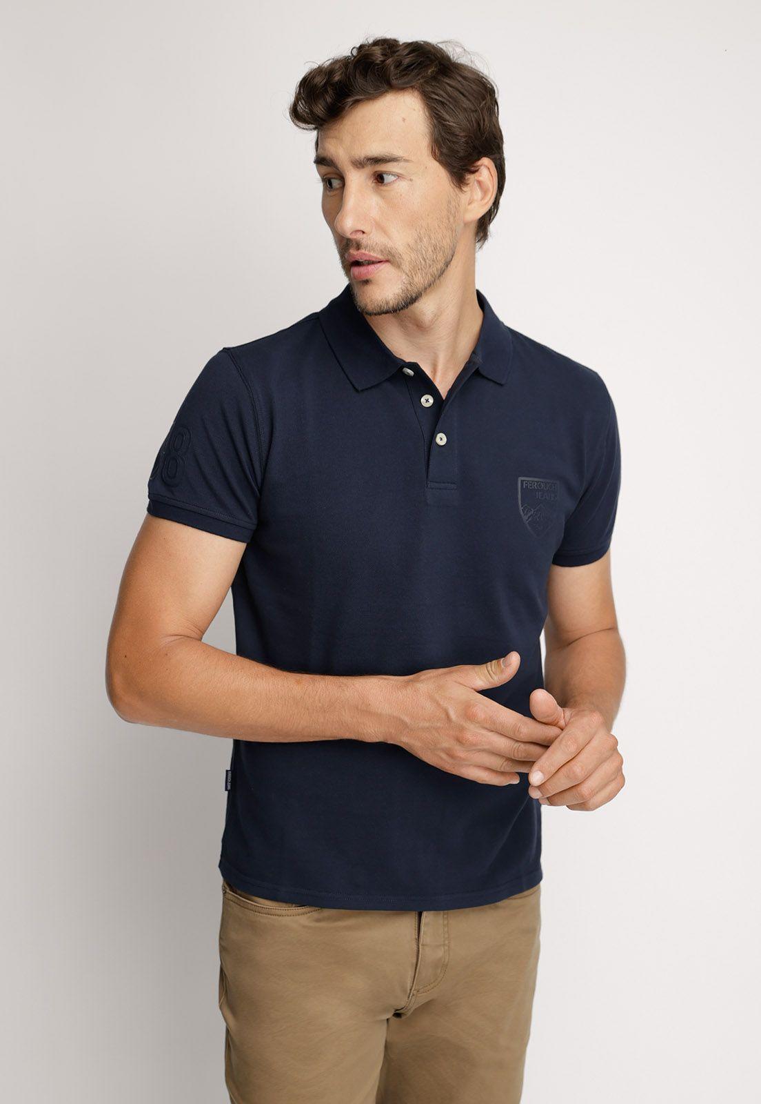 Polera Polo Nebraska Navy Fe-0