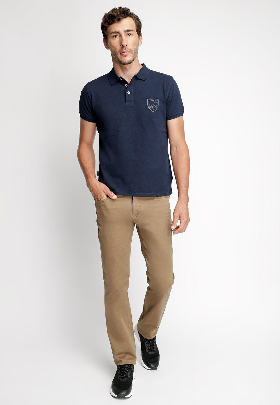 Polera Polo Nebraska Navy Fe-3