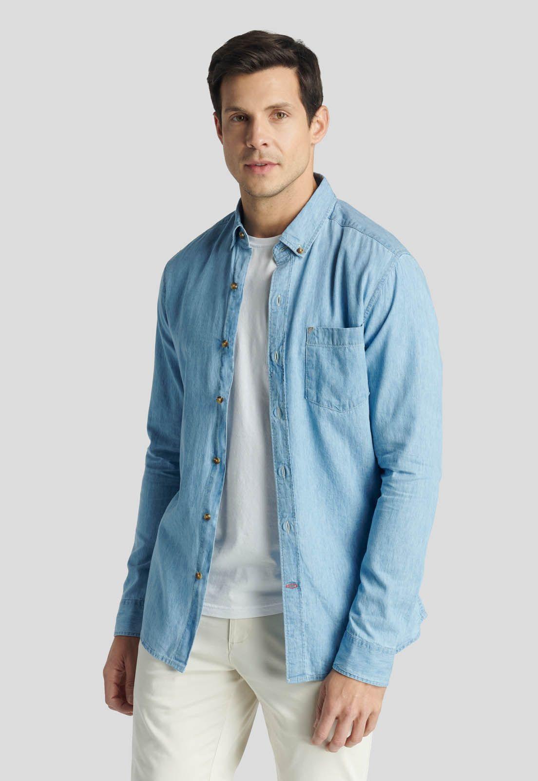 Camisa Banburry Heritage Lt Denim-0